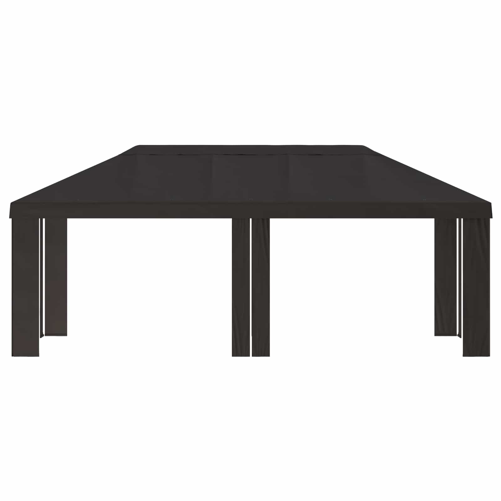 Paviljono uždanga 6 x 3 m Antracito Poliesteris 190 gsm