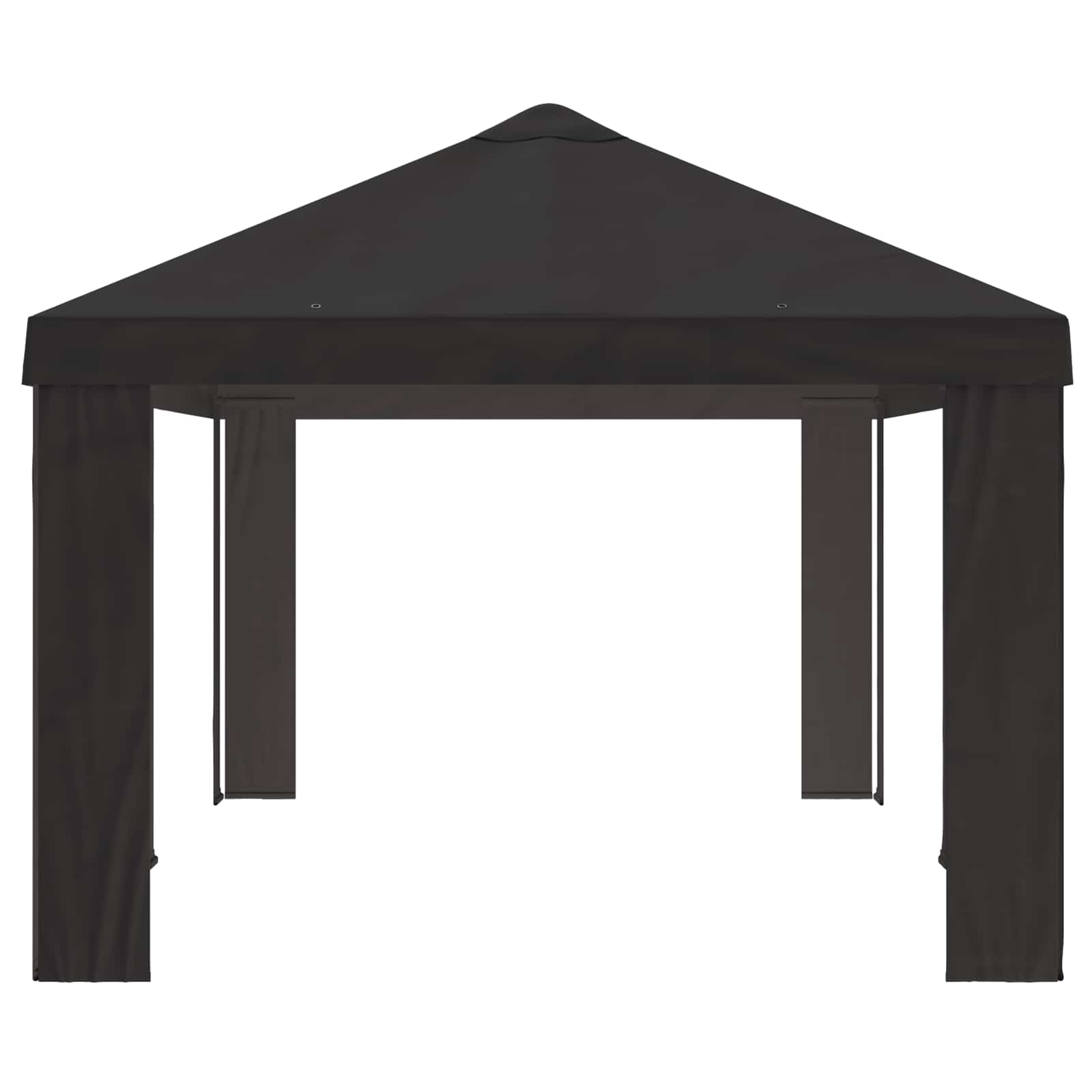 Paviljono uždanga 6 x 3 m Antracito Poliesteris 190 gsm