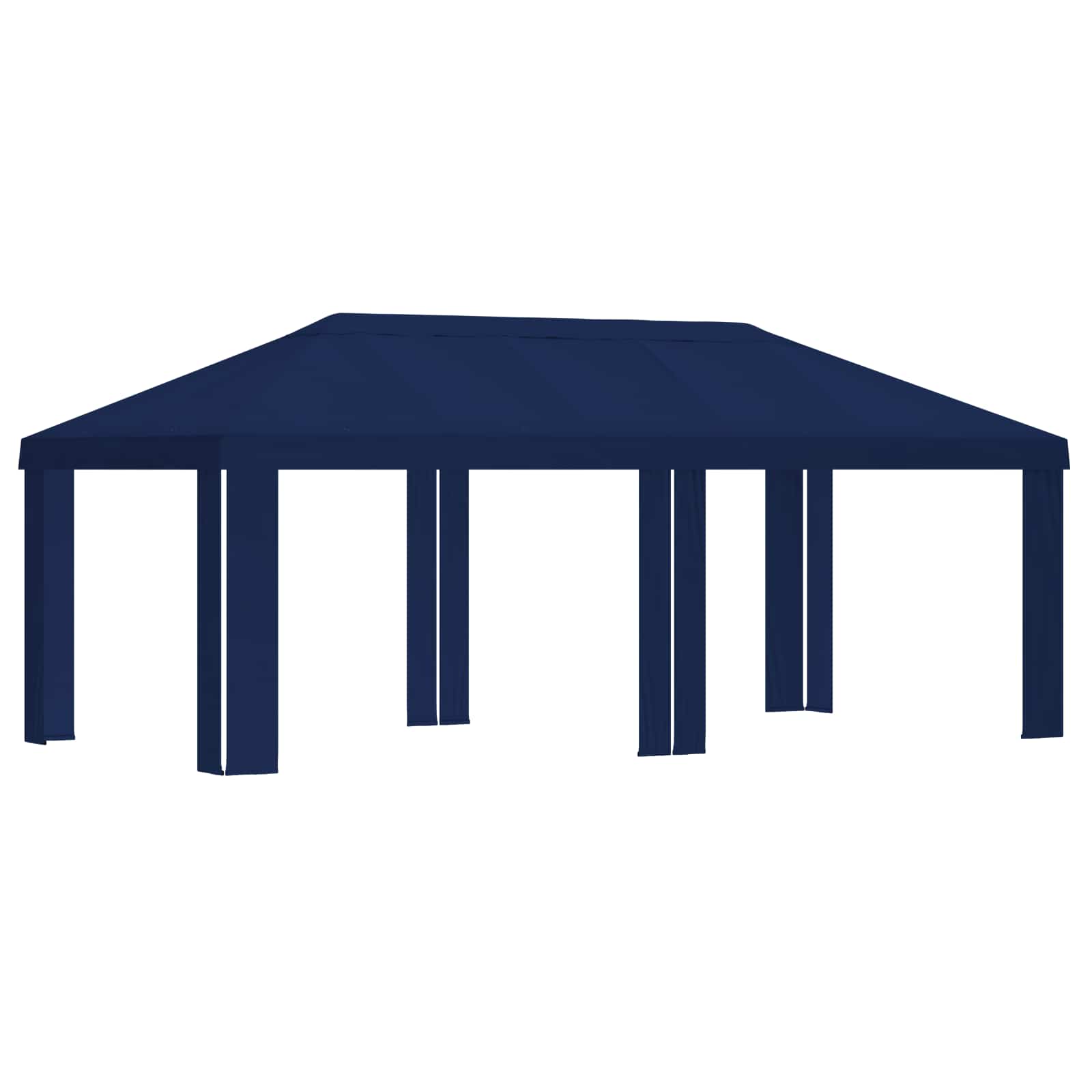 Paviljono uždanga 6 x 3 m Mėlyna Poliesteris 190 gsm