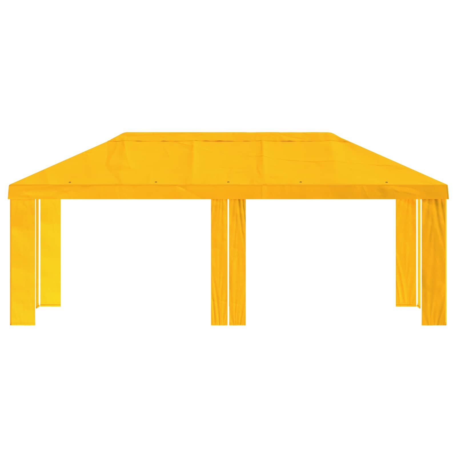 Paviljono uždanga 6 x 3 m Geltona Poliesteris 190 gsm