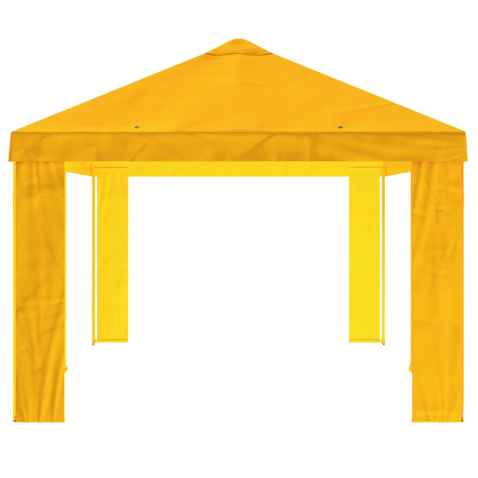 Paviljono uždanga 6 x 3 m Geltona Poliesteris 190 gsm