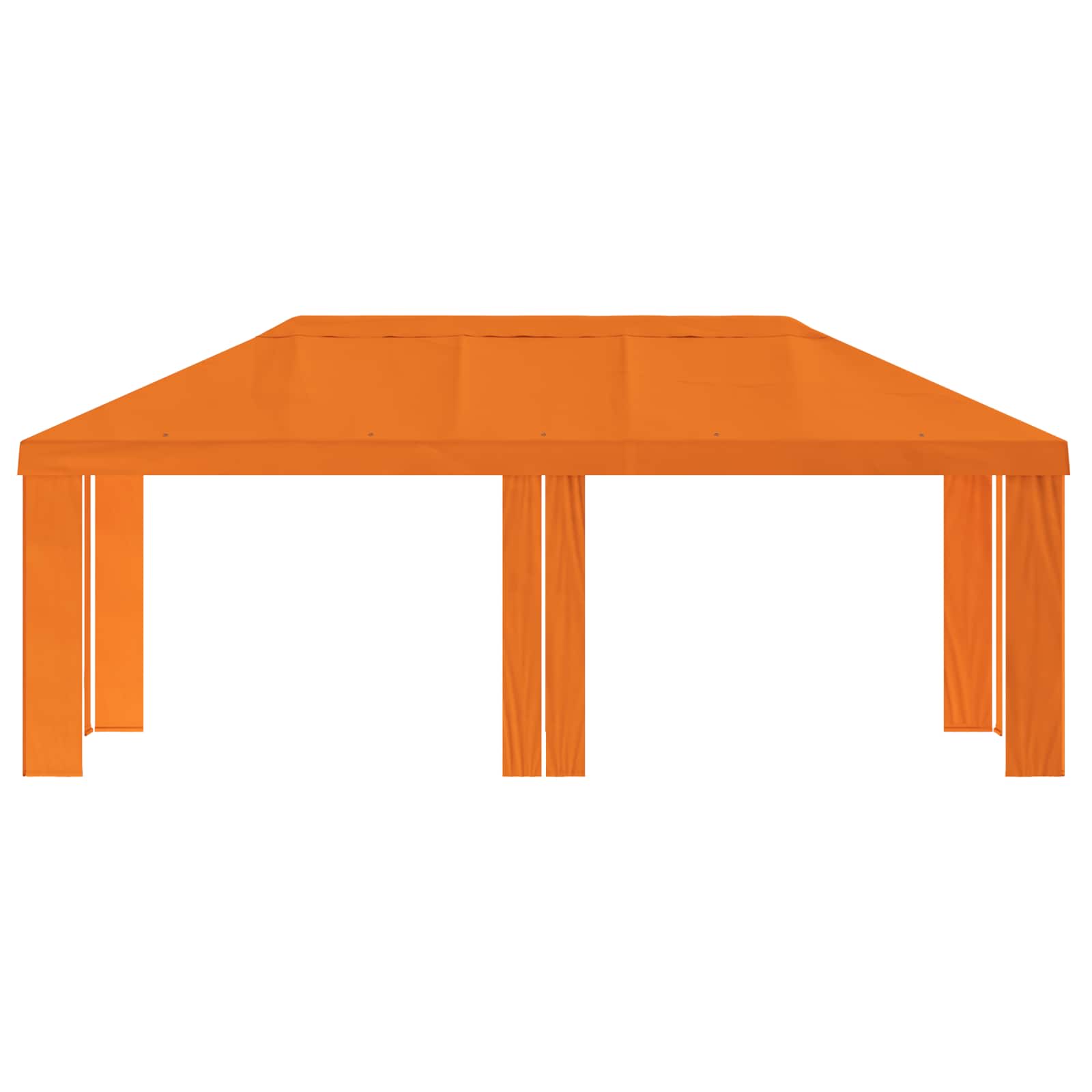 Paviljono uždanga 6 x 3 m Oranžinė Poliesteris 190 gsm