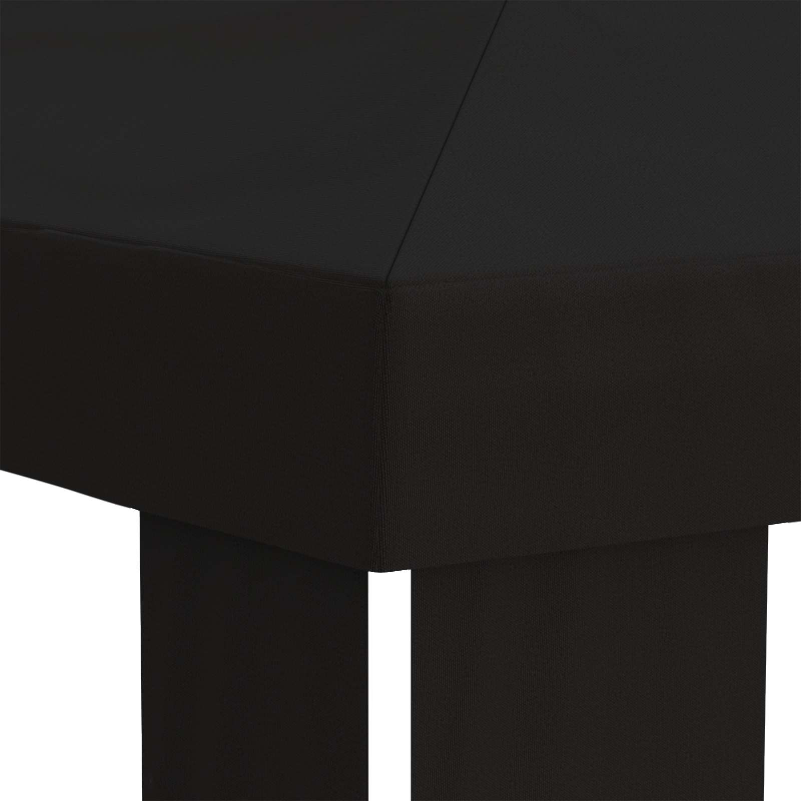Paviljono uždanga 6 x 3 m Juoda Poliesteris 190 gsm