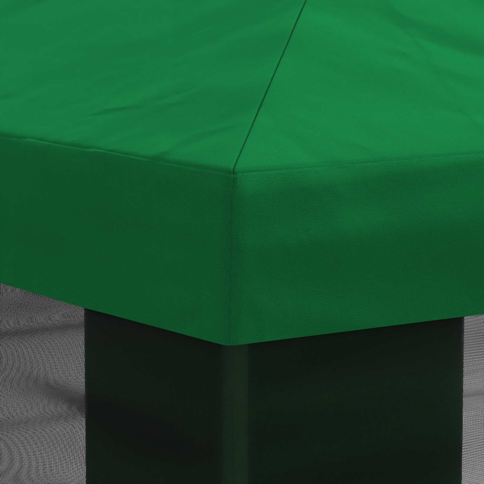 Pavėsinės dengti su šoninėmis sienelėmis Žalia 600,5 x 300,5 cm