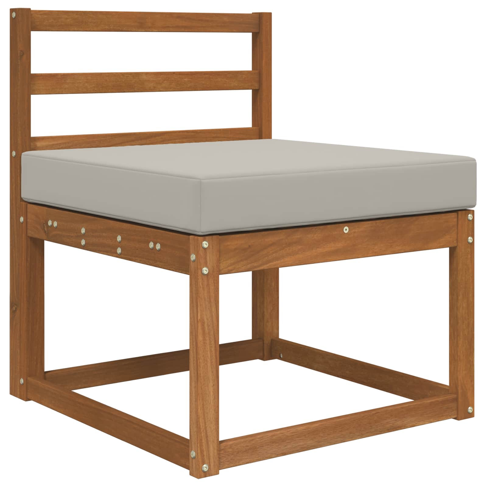Lauko sofa pagalvėlė Poliesteris Pilka 60 x 60 cm