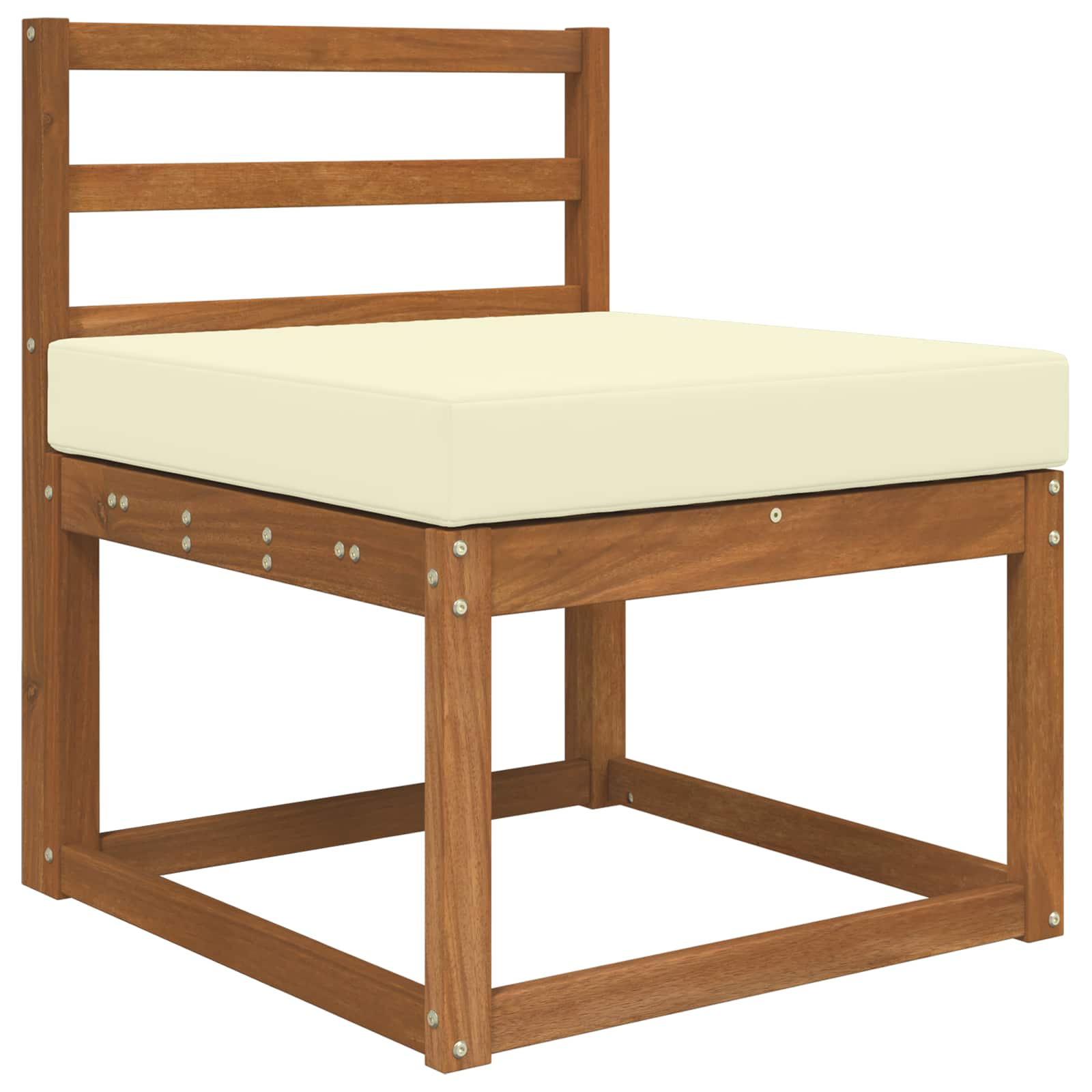 Lauko sofa pagalvėlė Kreminė 60 x 60 x 8 cm Poliesteris