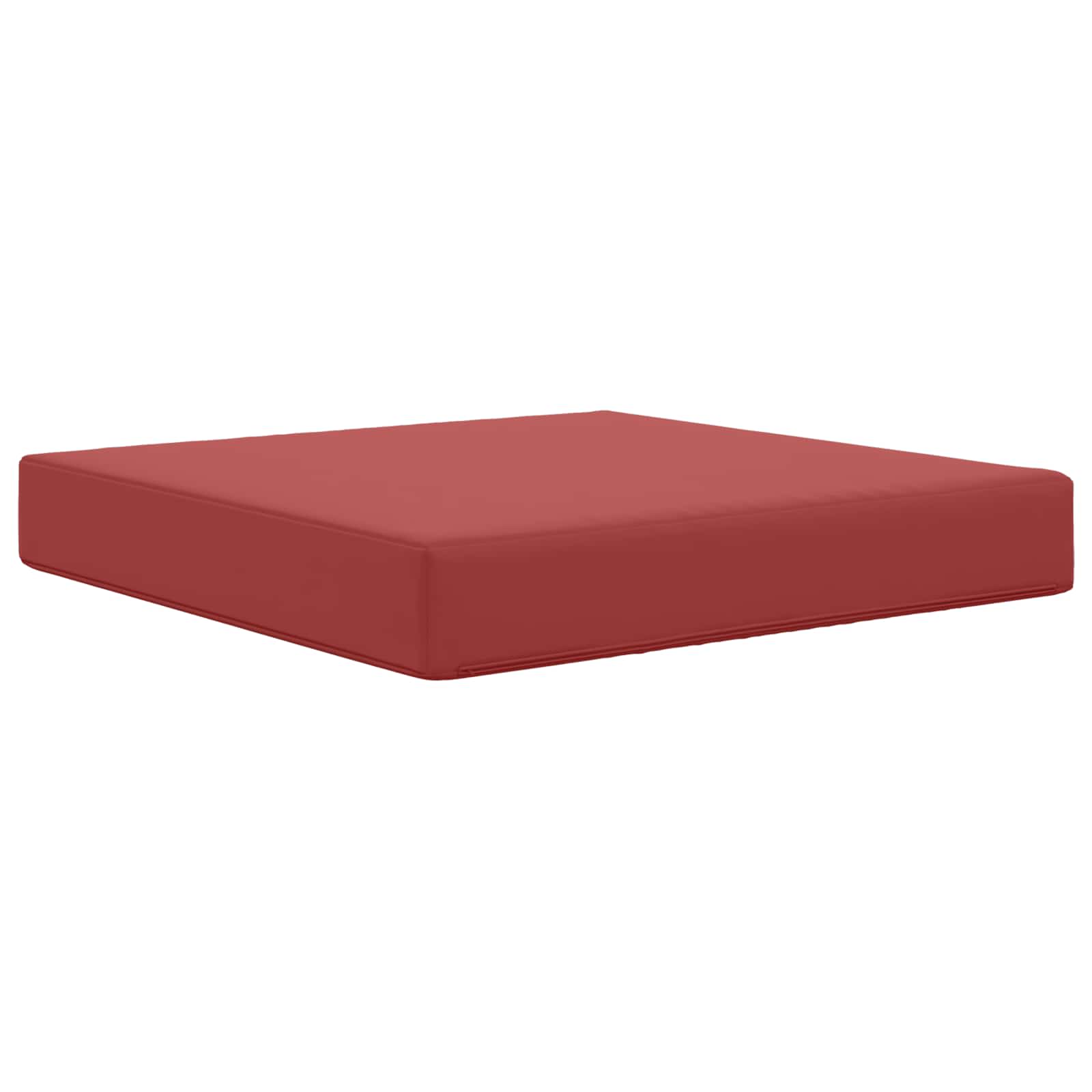 Lauko sofa pagalvėlė Vyno raudonumo 60 x 60 x 8 cm Poliesteris