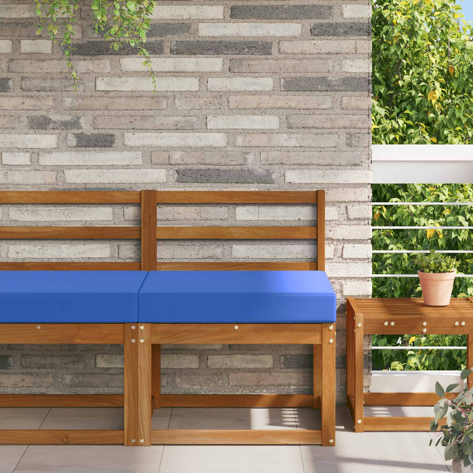 Lauko sofa pagalvėlė Karališka mėlyna 60 x 60 x 8 cm