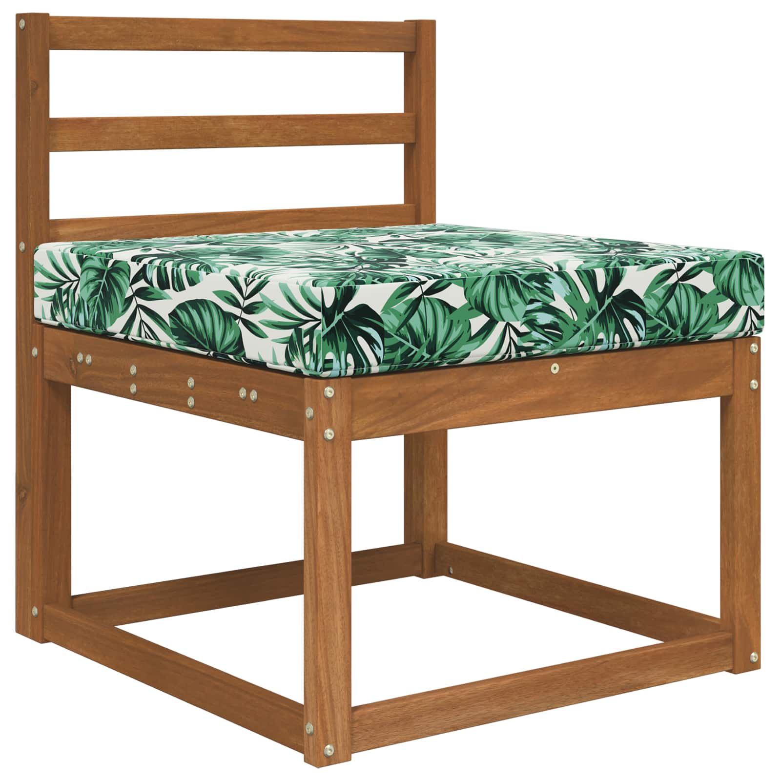 Lauko sofa pagalvėlė Lapų raštas 60 x 60 x 8 cm Poliesteris