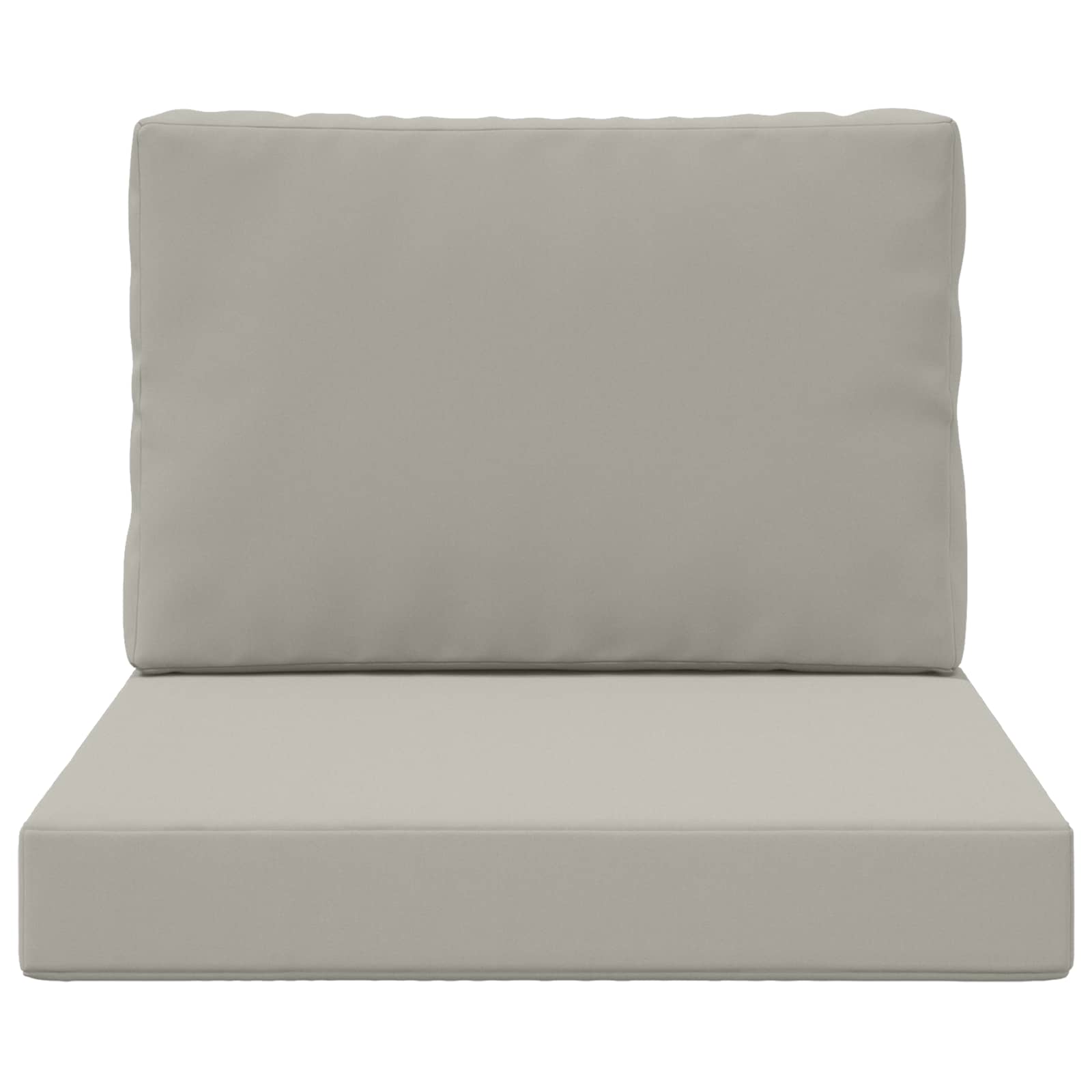 Lauko sofa pagalvėlė 2 pcs Pilka Poliesteris
