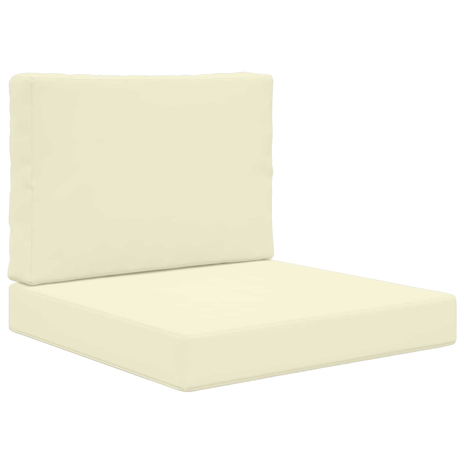 Lauko sofa pagalvėlė 2 pcs Kreminė Poliesteris
