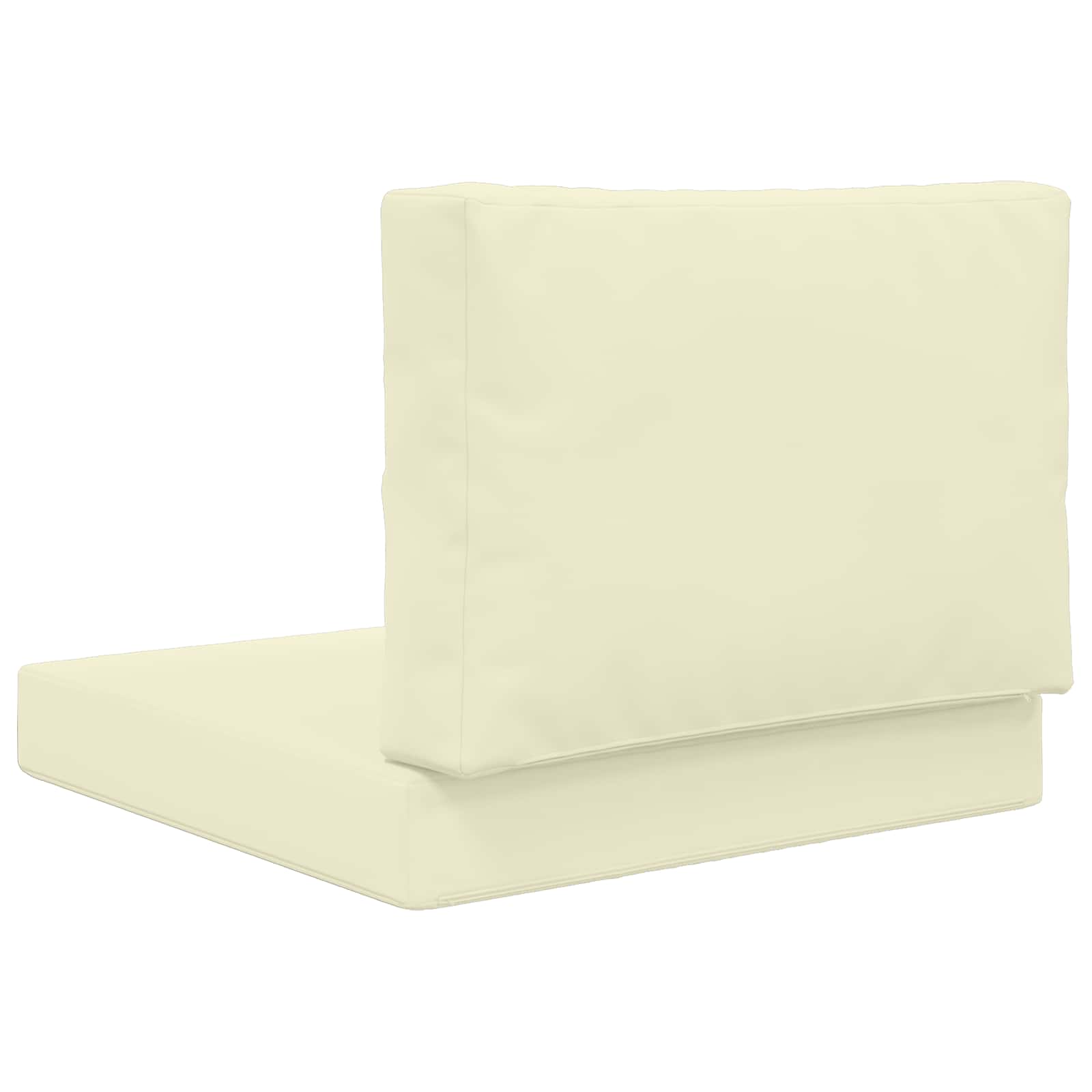Lauko sofa pagalvėlė 2 pcs Kreminė Poliesteris