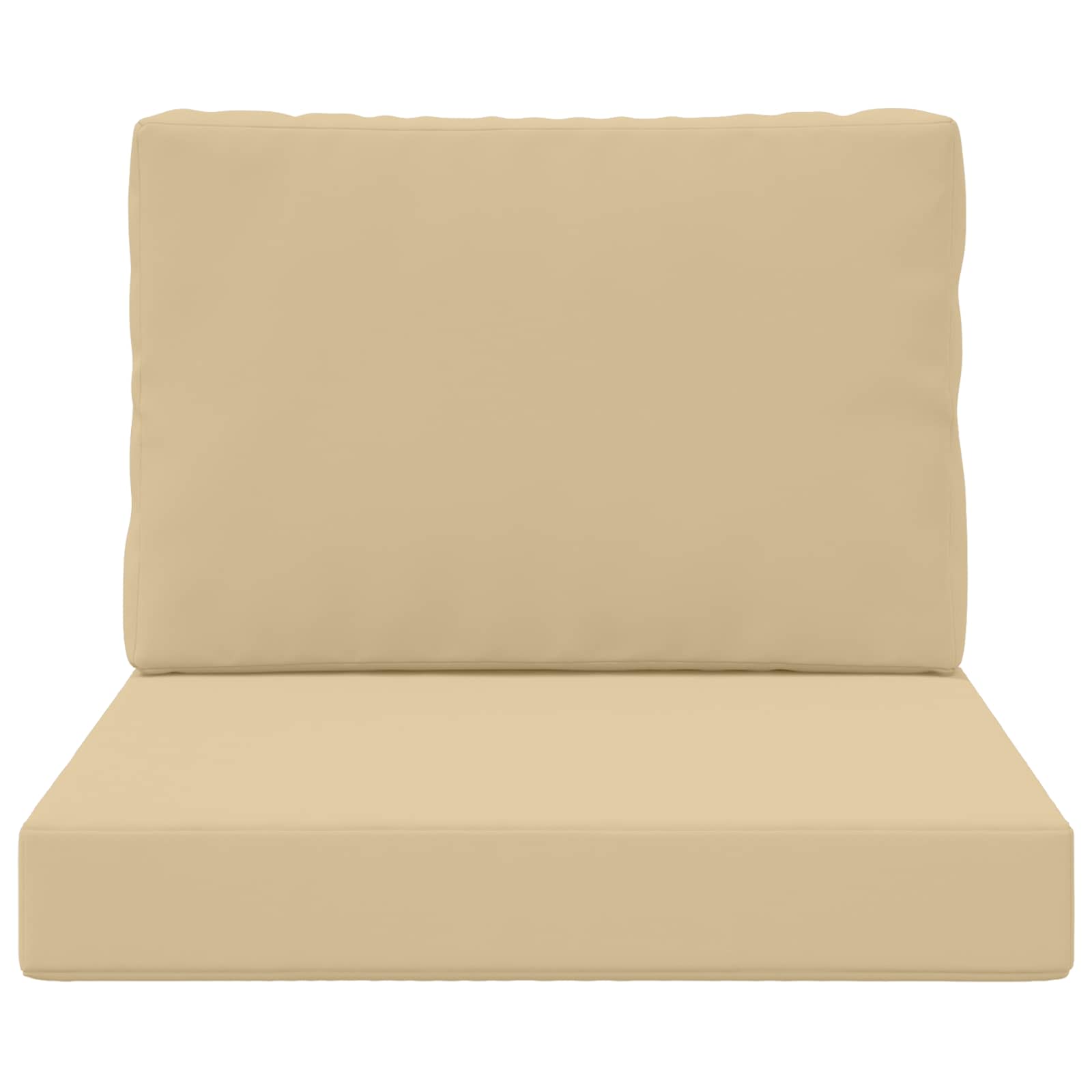 Lauko sofa pagalvėlė 2 pcs Smėlio Poliesteris
