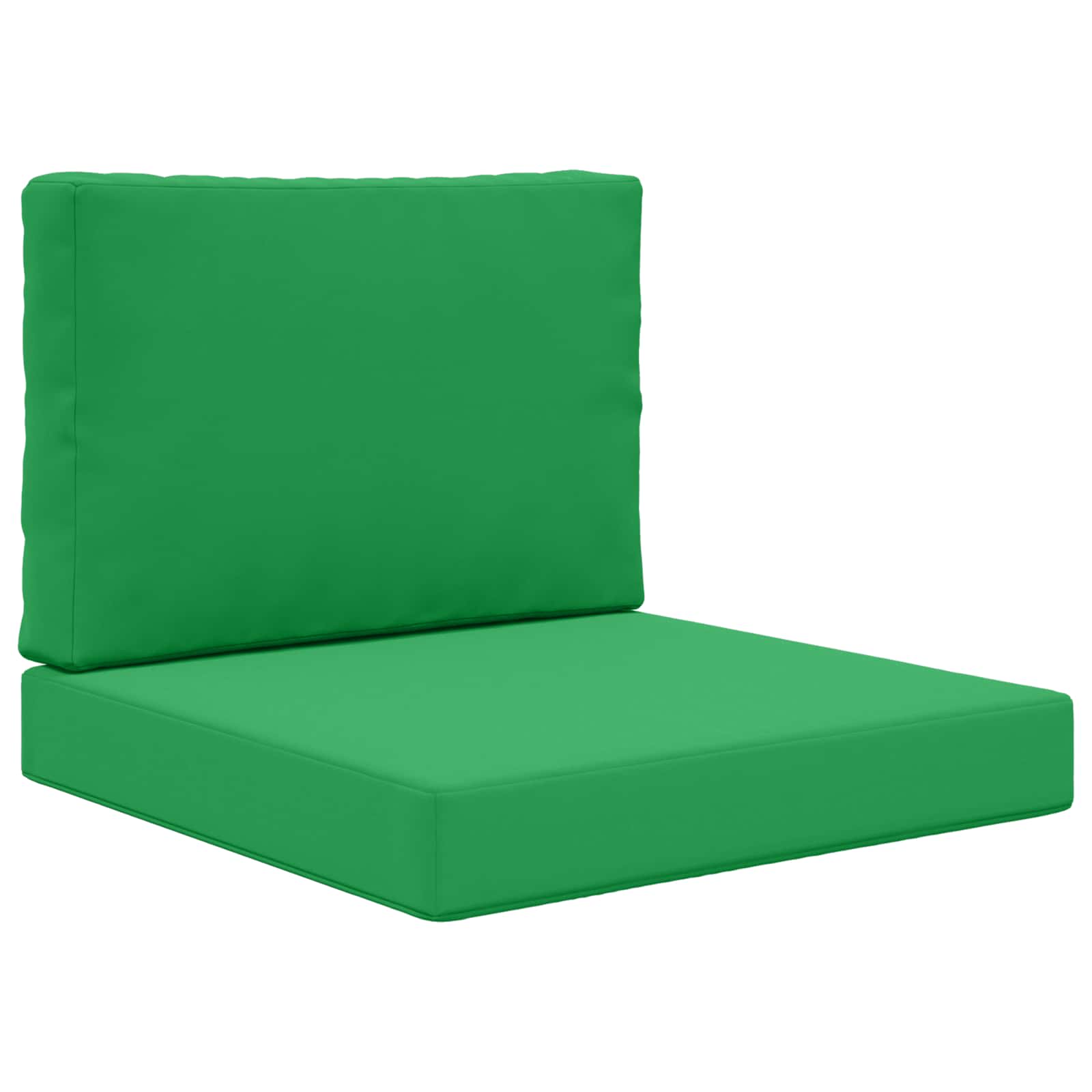 Lauko sofa pagalvėlė 2 pcs Žalia Poliesteris
