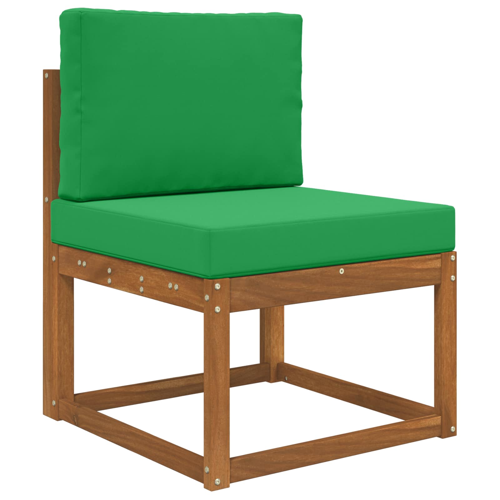 Lauko sofa pagalvėlė 2 pcs Žalia Poliesteris