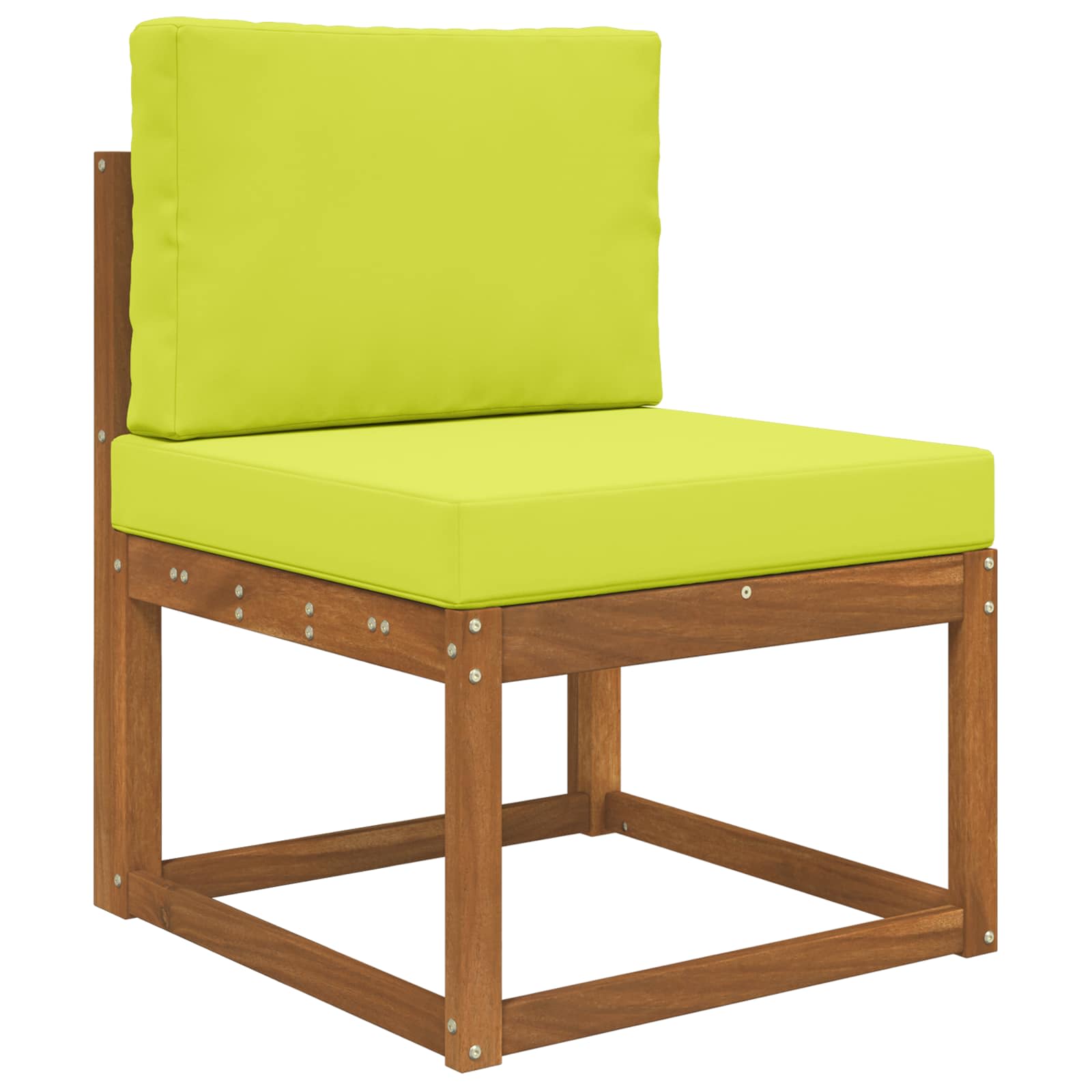 Lauko sofa pagalvėlė 2 pcs Žalia Poliesteris