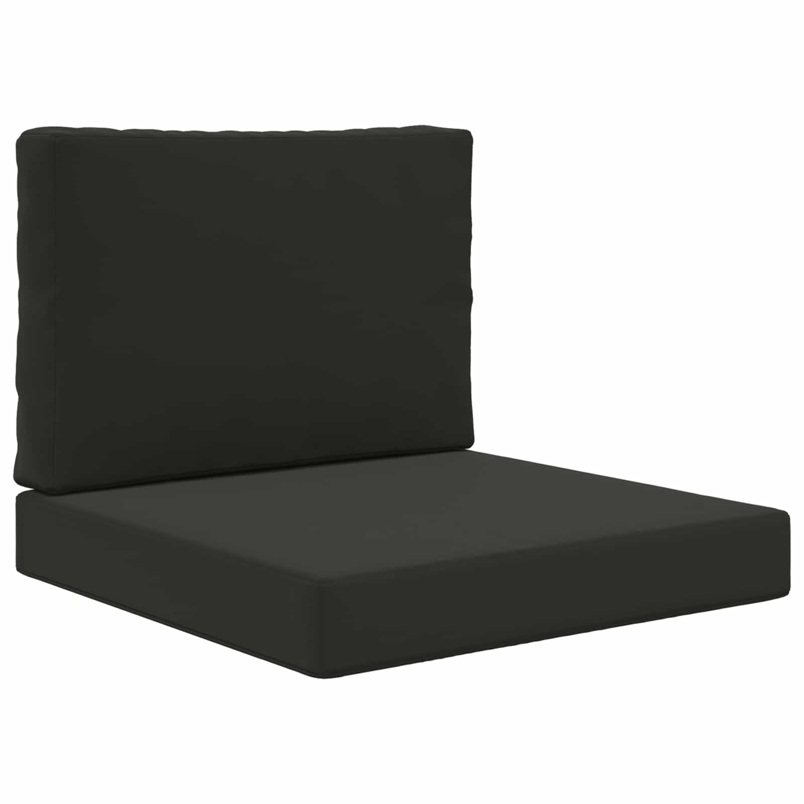 Lauko sofa pagalvėlė 2 pcs Juodas Poliesteris