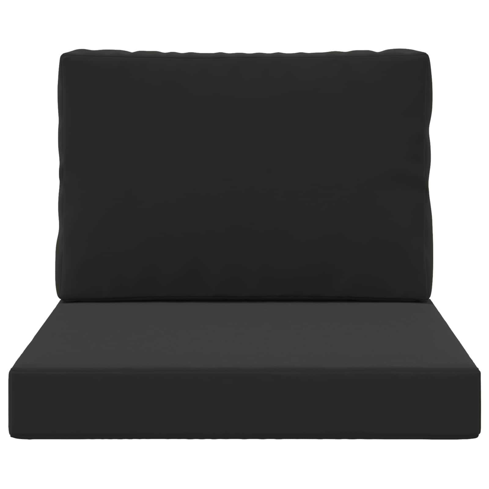 Lauko sofa pagalvėlė 2 pcs Juodas Poliesteris
