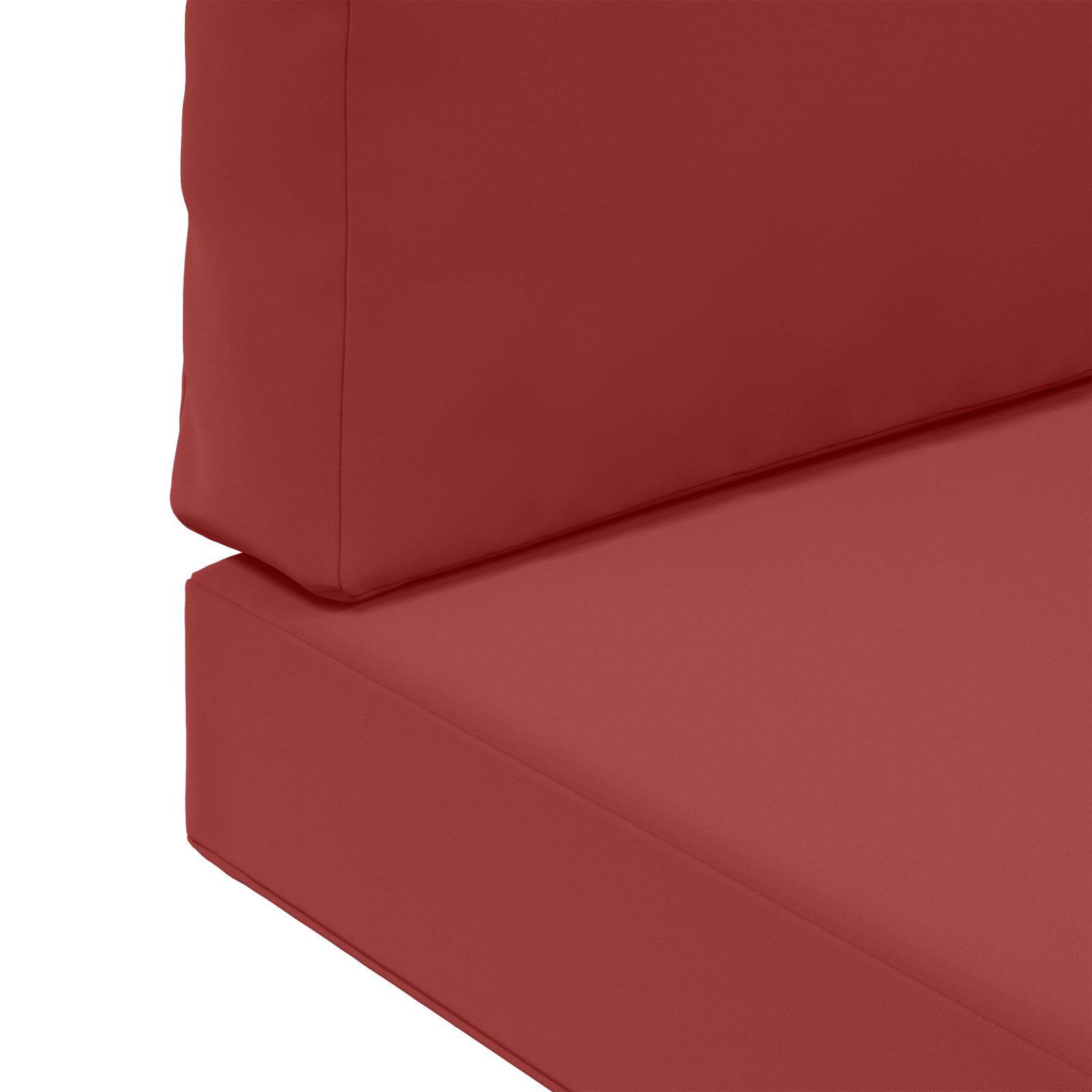 Lauko sofa pagalvėlė 2 pcs Vyno raudonumo Poliesteris