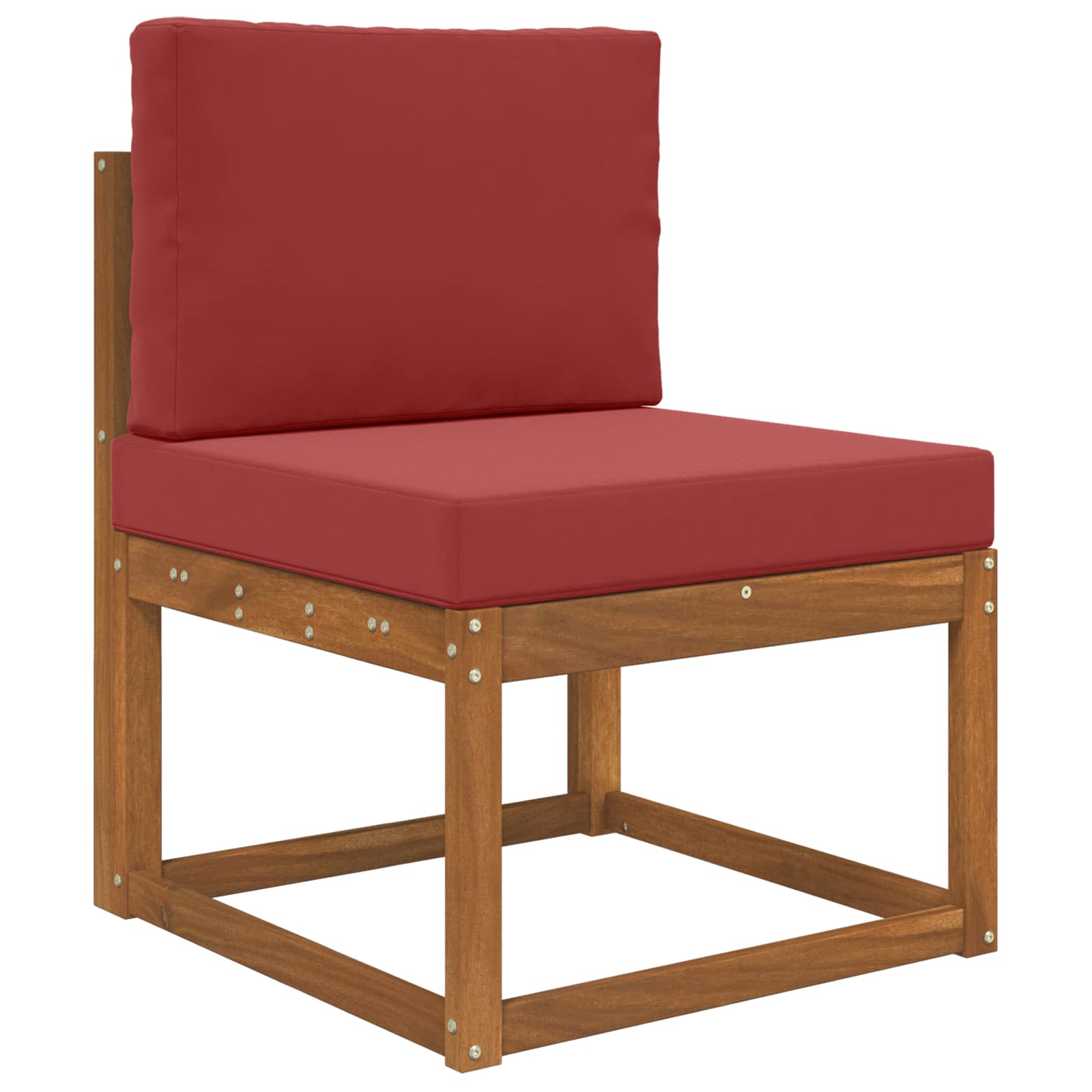 Lauko sofa pagalvėlė 2 pcs Vyno raudonumo Poliesteris
