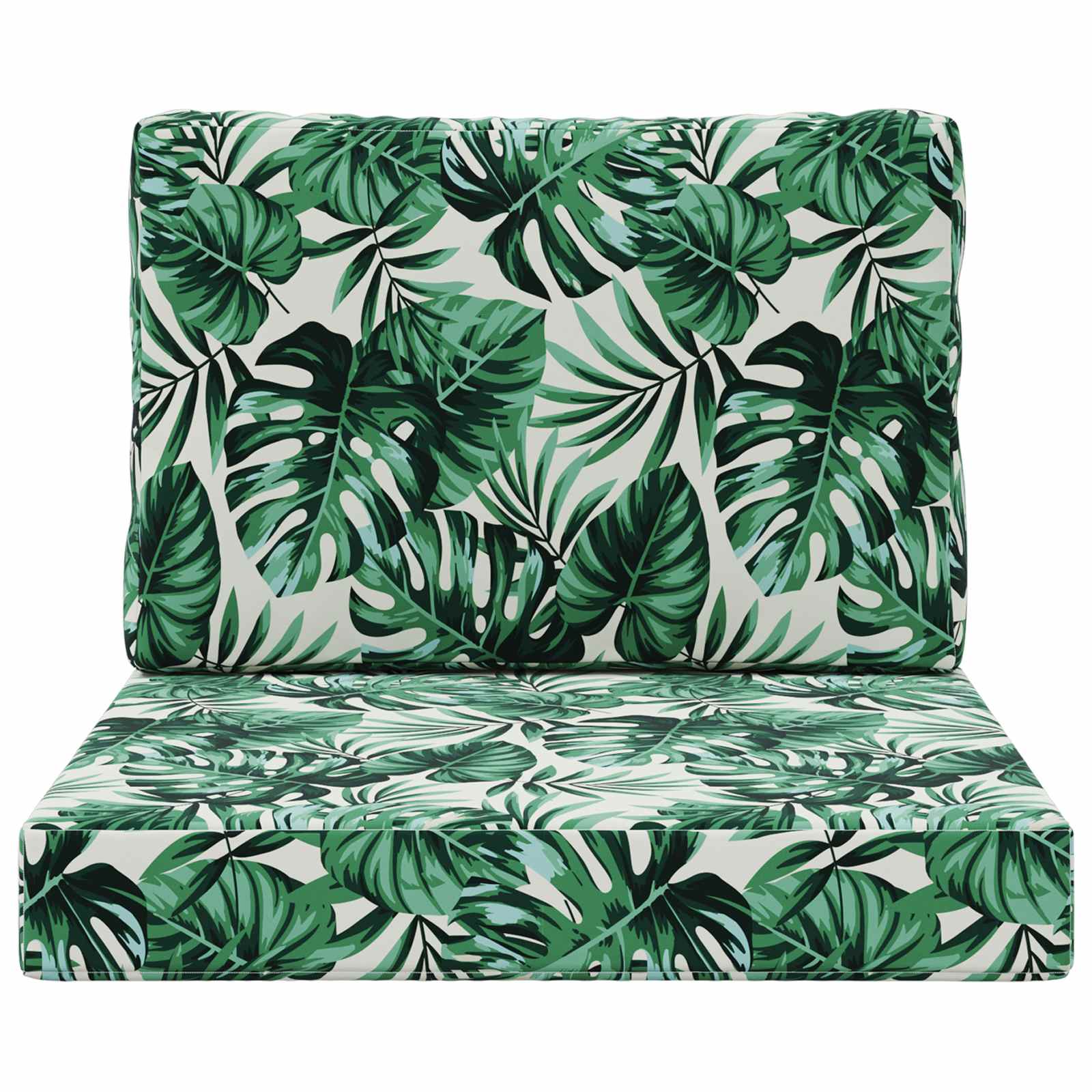 Lauko sofa pagalvėlė 2 pcs Lapų raštas Poliesteris