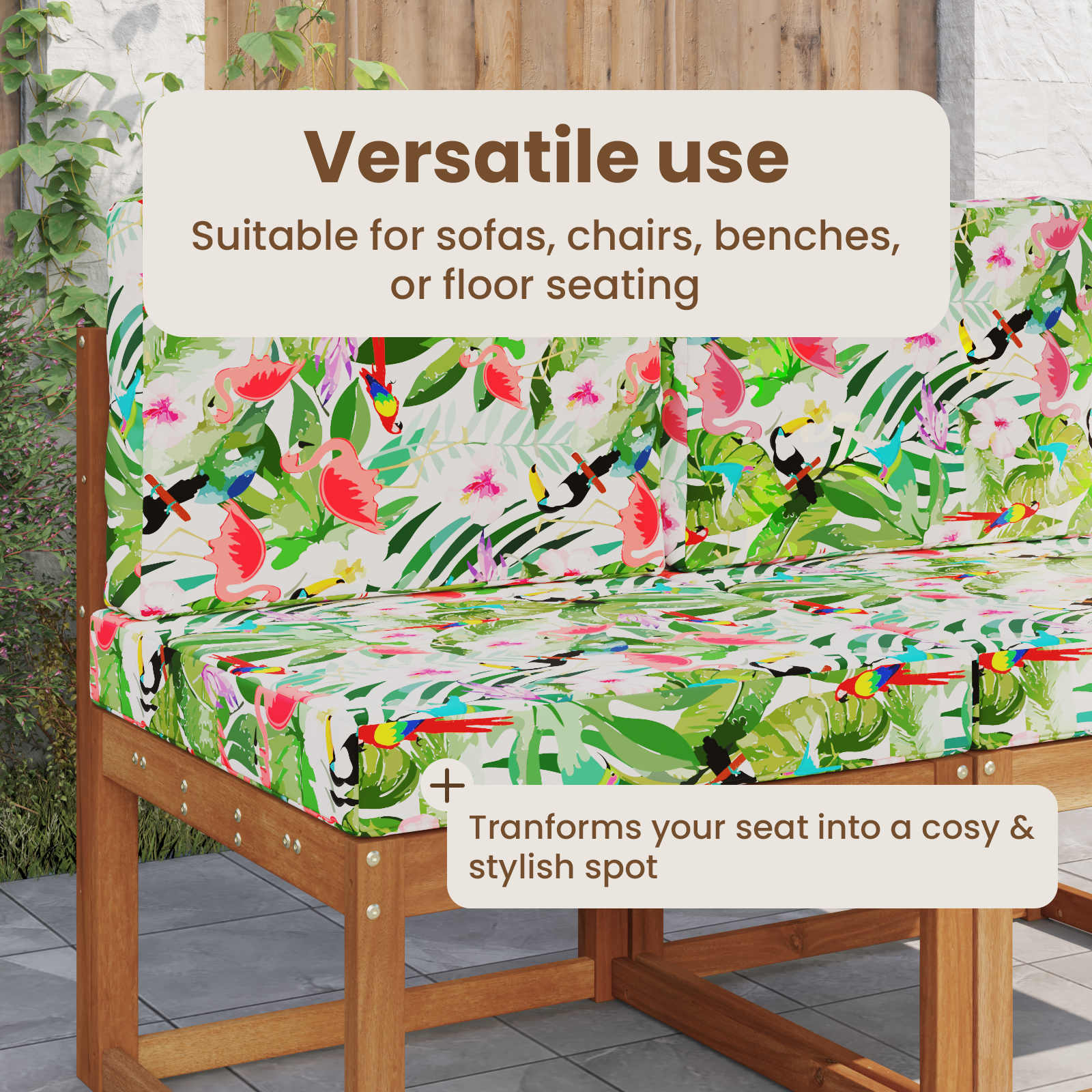 Lauko sofa pagalvėlė 2 pcs spalvingas Poliesteris