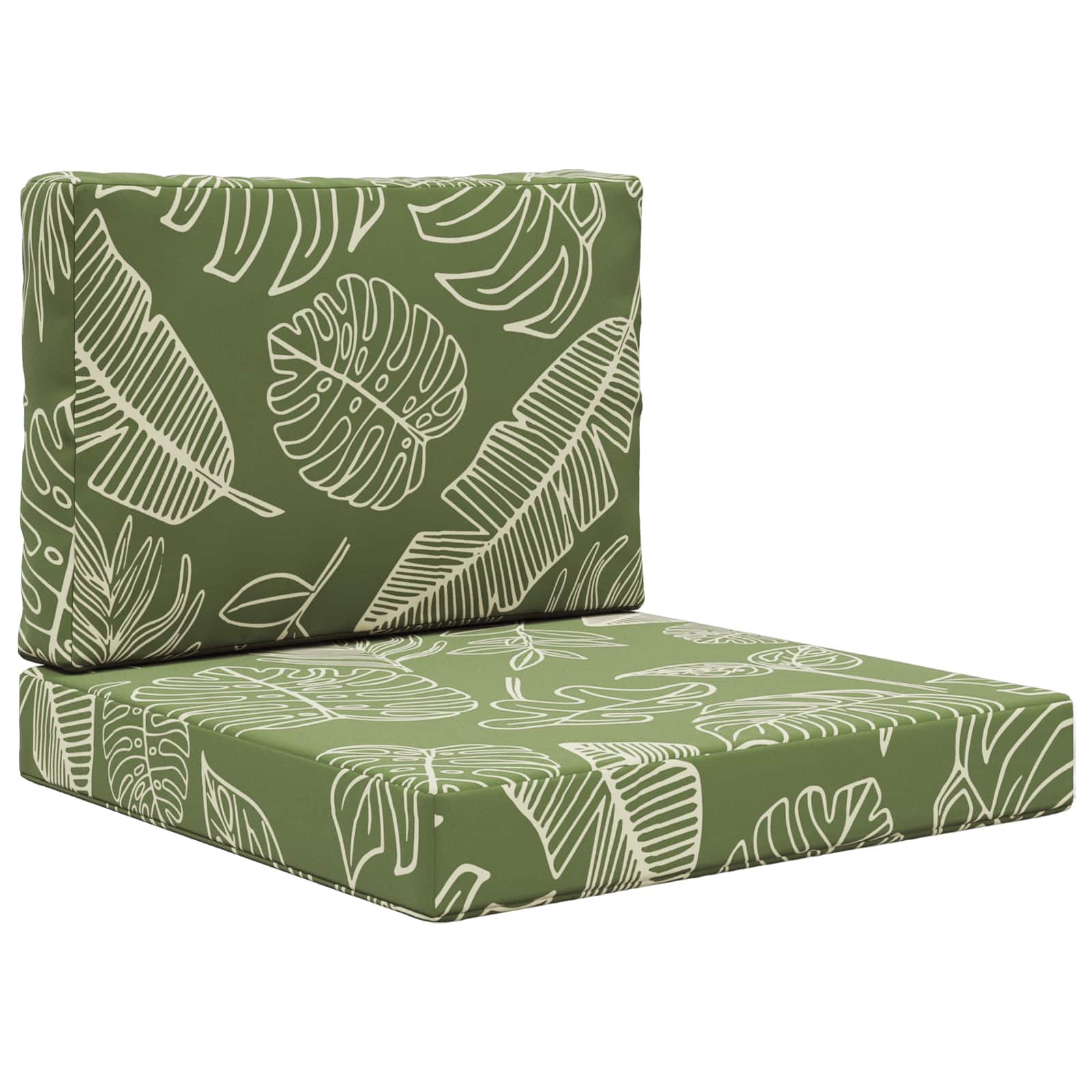 Lauko sofa pagalvėlė 2 pcs Lapų dizainas Poliesteris