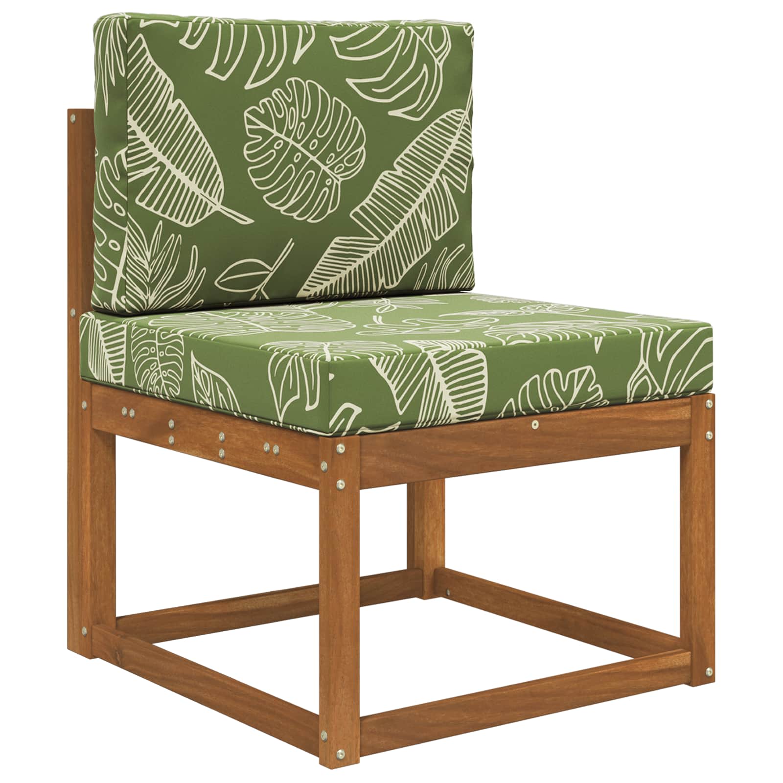 Lauko sofa pagalvėlė 2 pcs Lapų dizainas Poliesteris