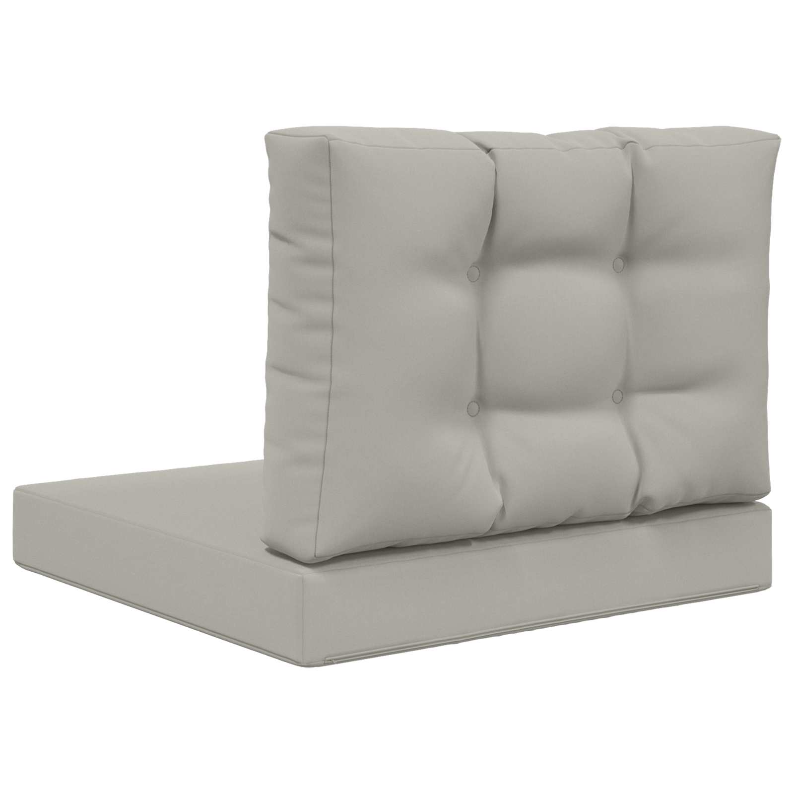 Lauko sofa pagalvėlė 2 pcs Pilka Poliesteris