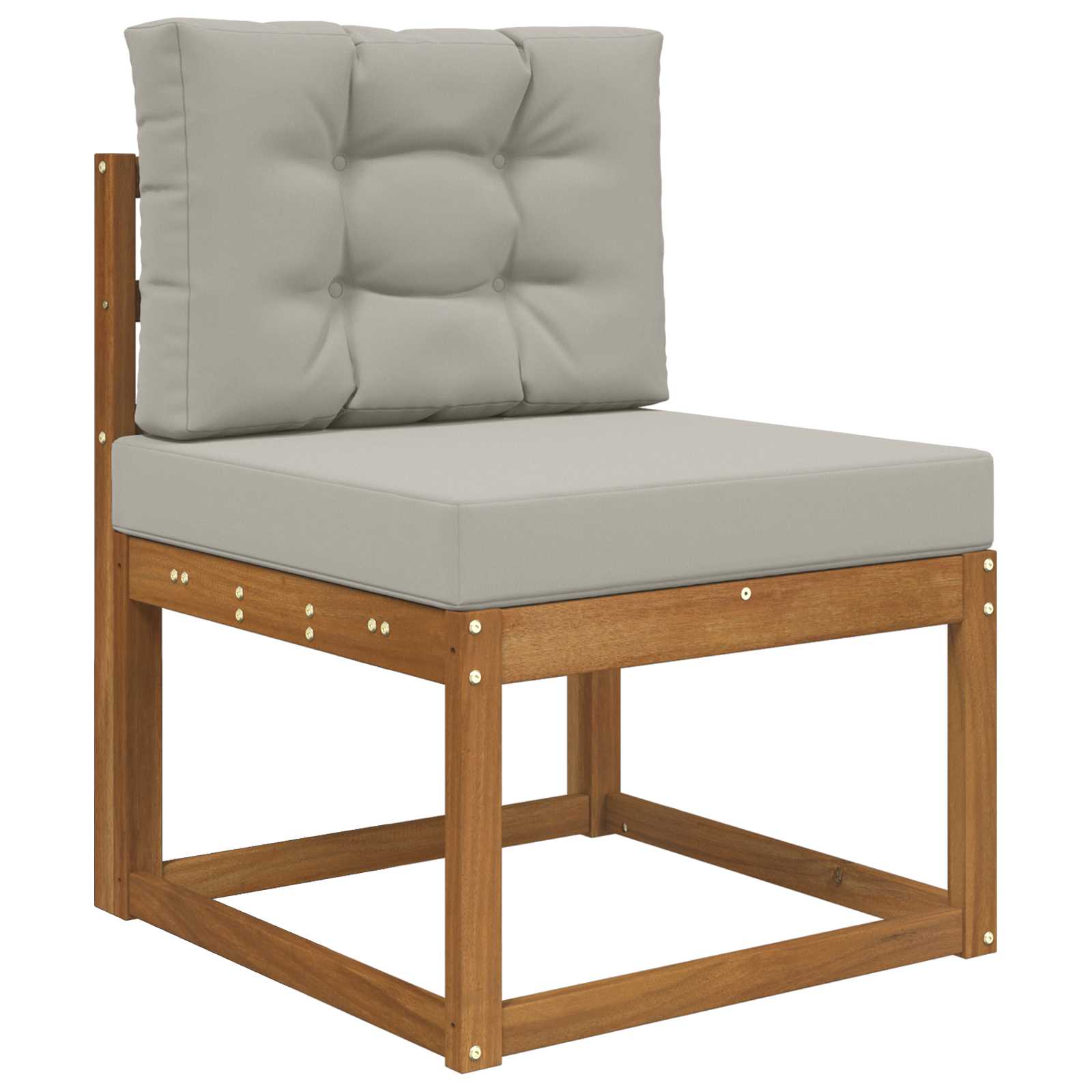 Lauko sofa pagalvėlė 2 pcs Pilka Poliesteris