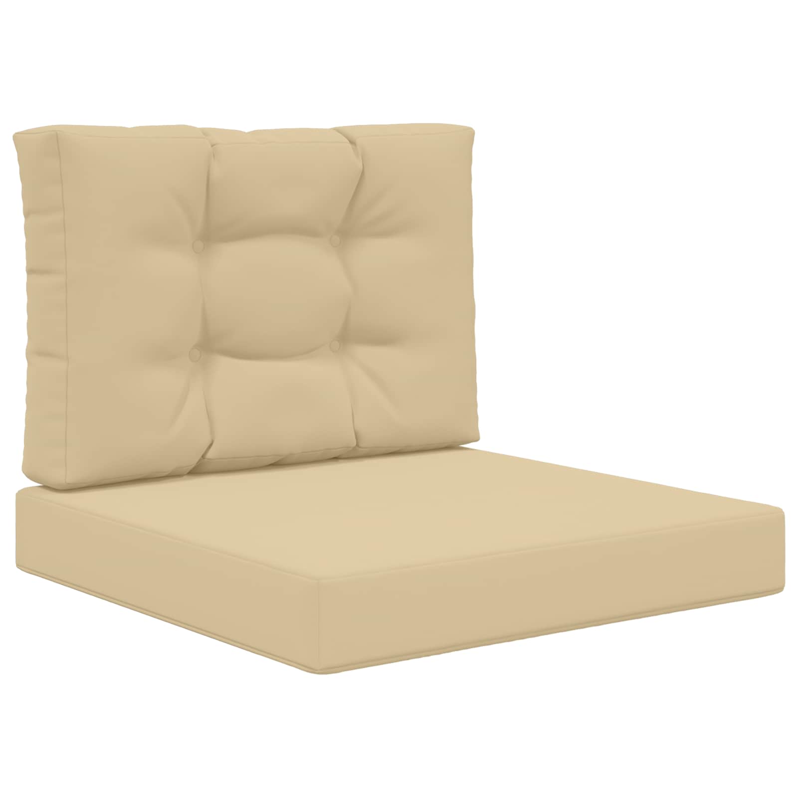 Lauko sofa pagalvėlė 2 pcs Smėlio Poliesteris