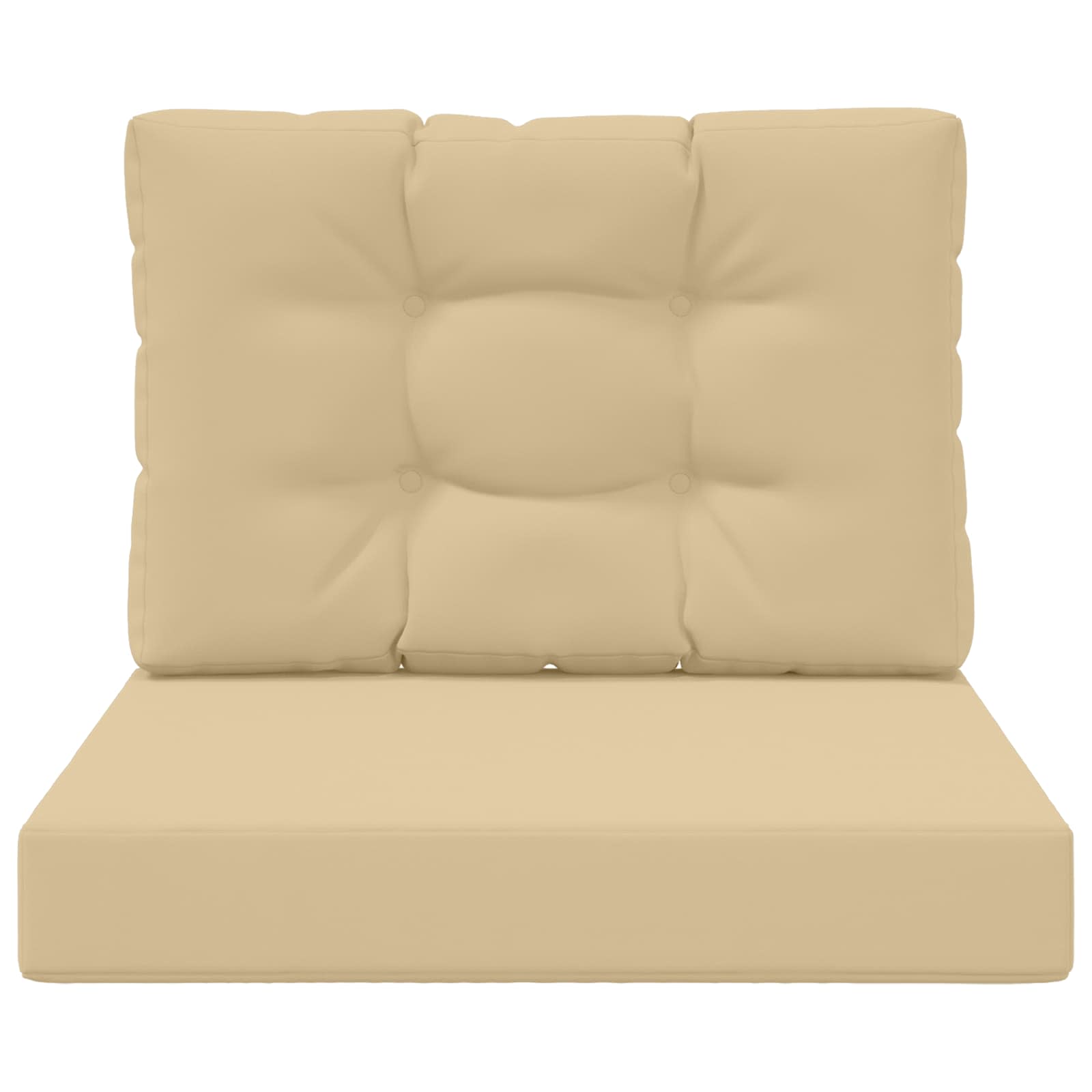 Lauko sofa pagalvėlė 2 pcs Smėlio Poliesteris