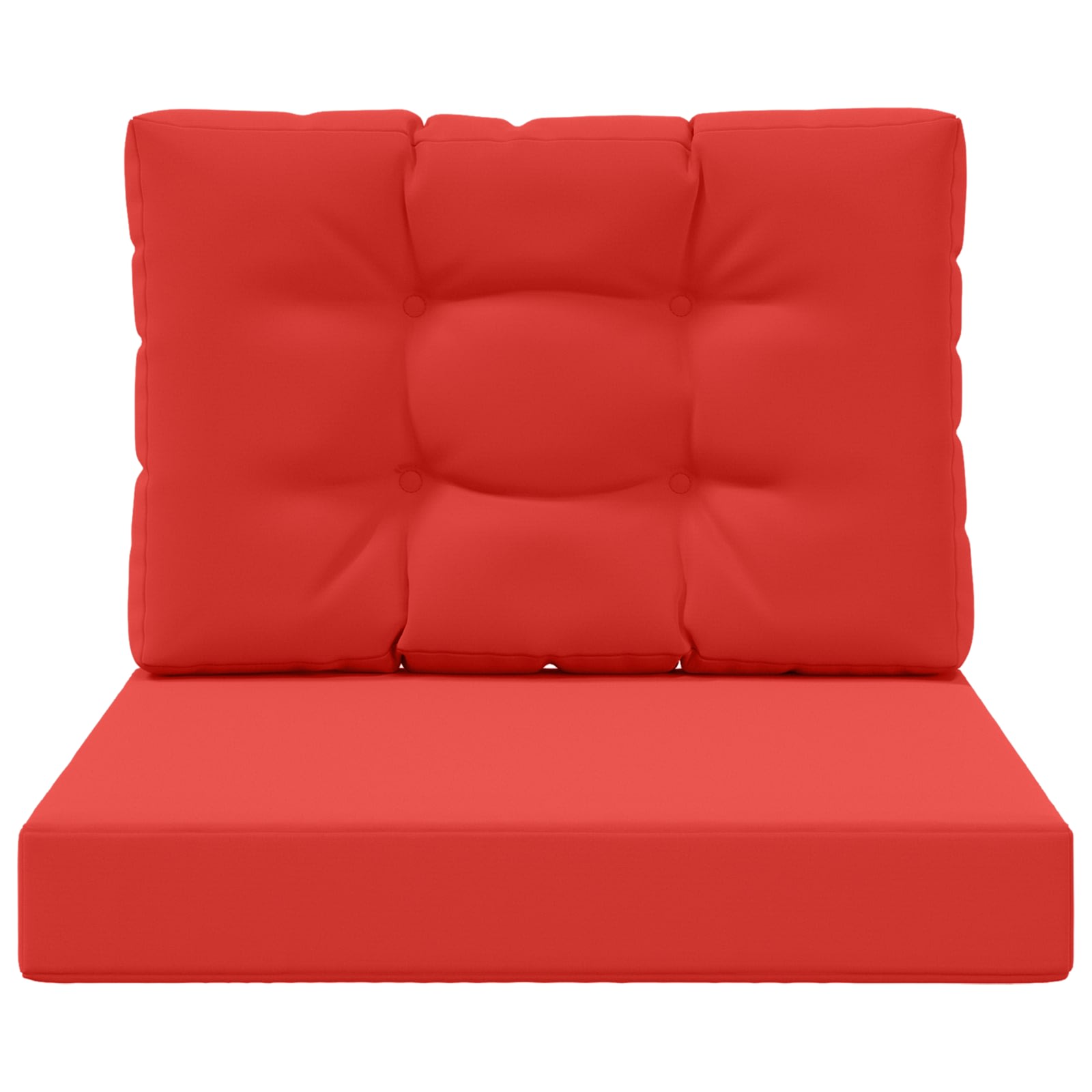 Lauko sofa pagalvėlė 2 pcs Raudona Poliesteris