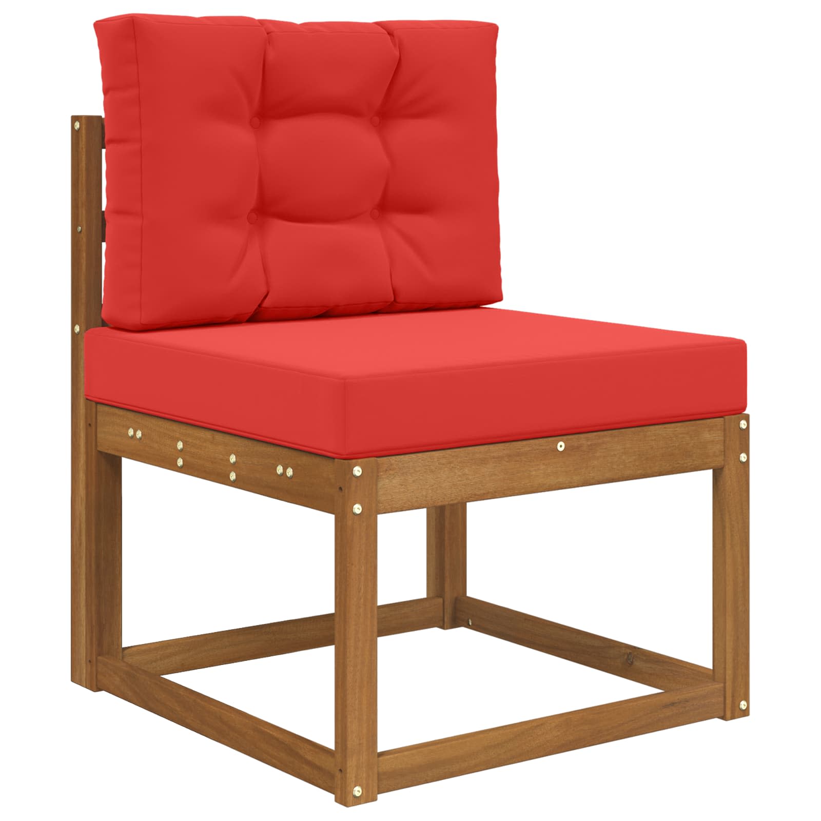 Lauko sofa pagalvėlė 2 pcs Raudona Poliesteris