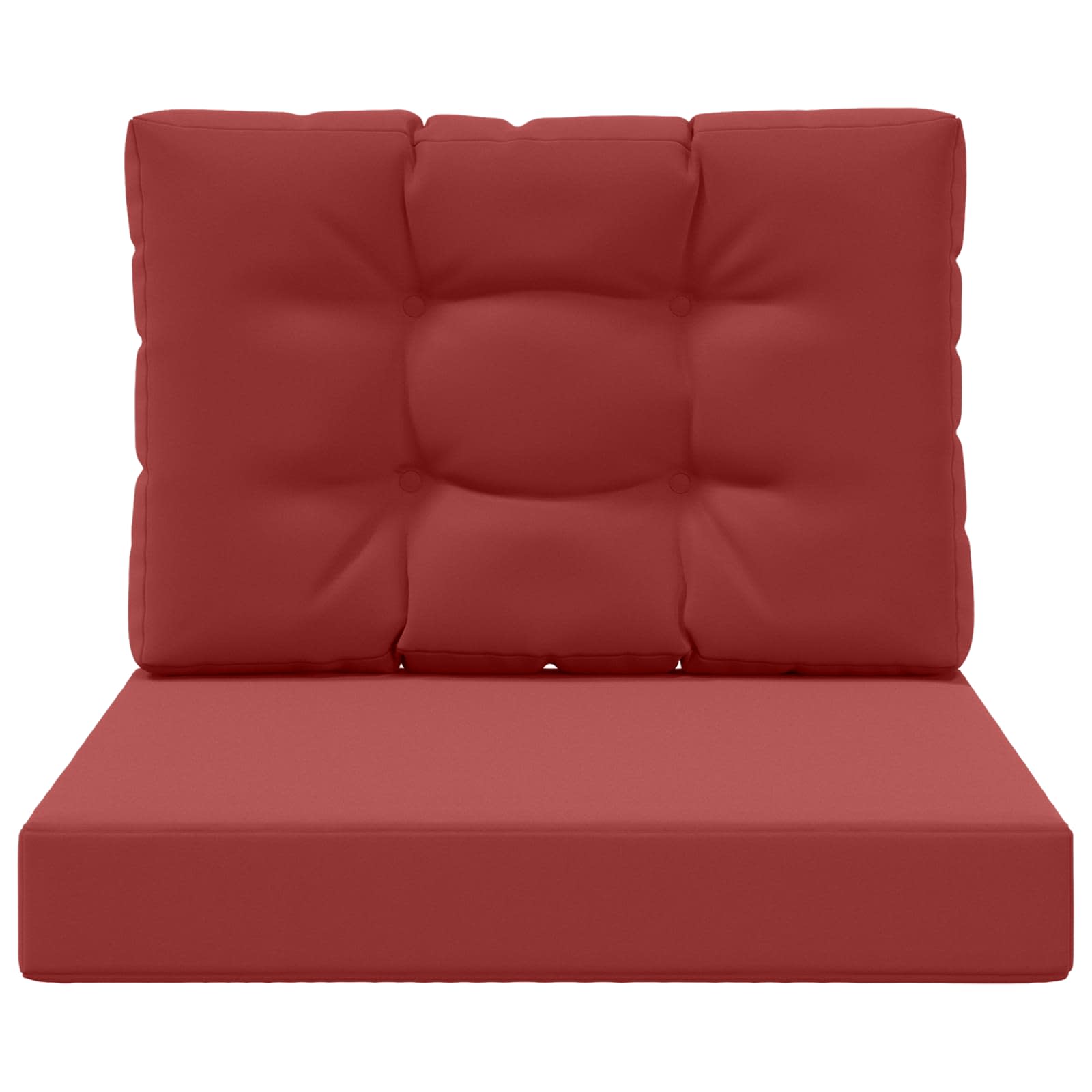 Lauko sofa pagalvėlė 2 pcs Vyno raudonumo Poliesteris