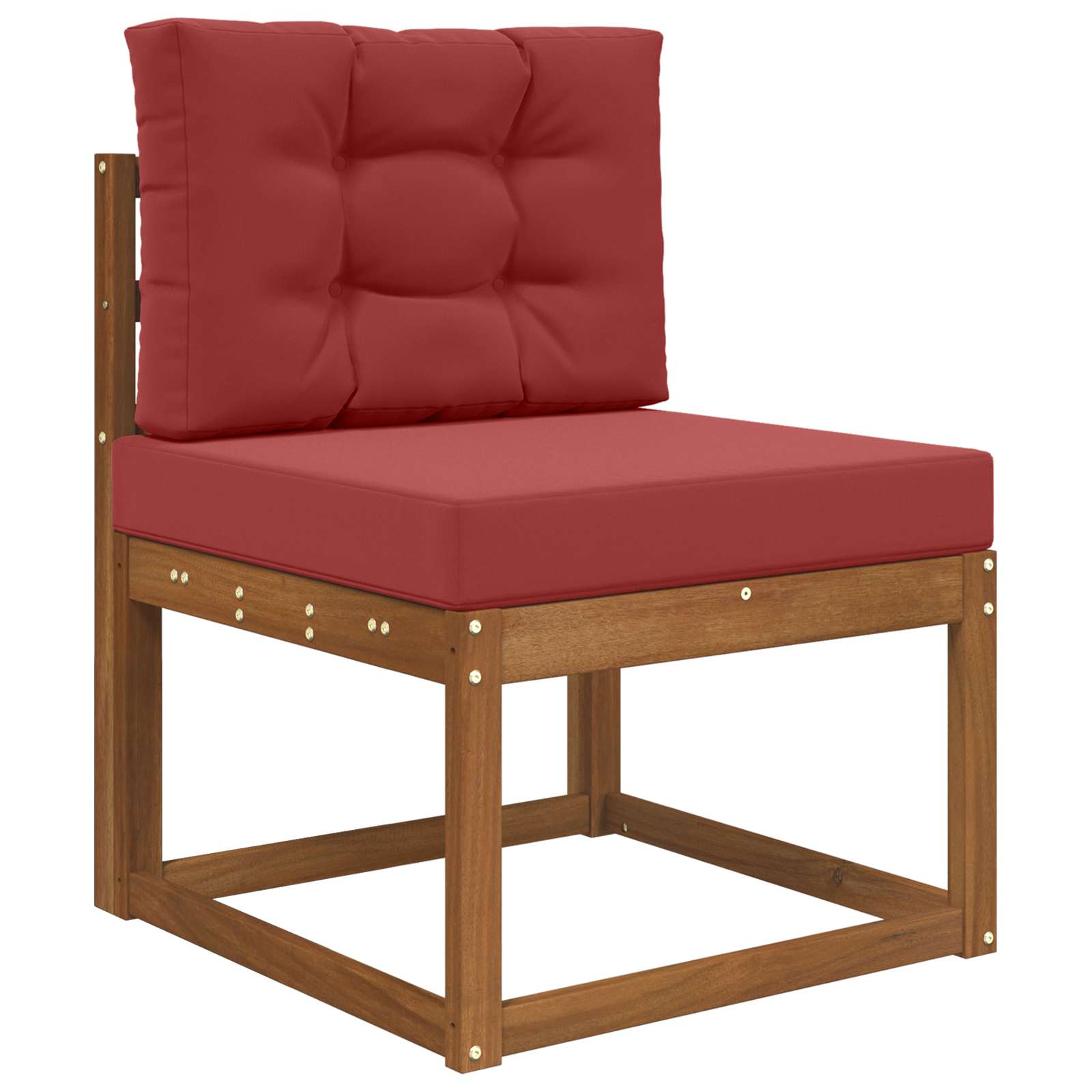 Lauko sofa pagalvėlė 2 pcs Vyno raudonumo Poliesteris