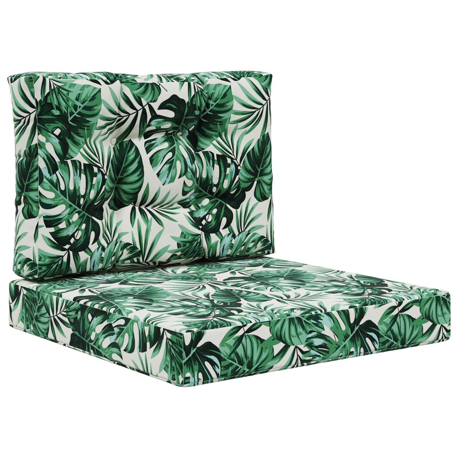 Lauko sofa pagalvėlė 2 pcs Lapų raštas Poliesteris