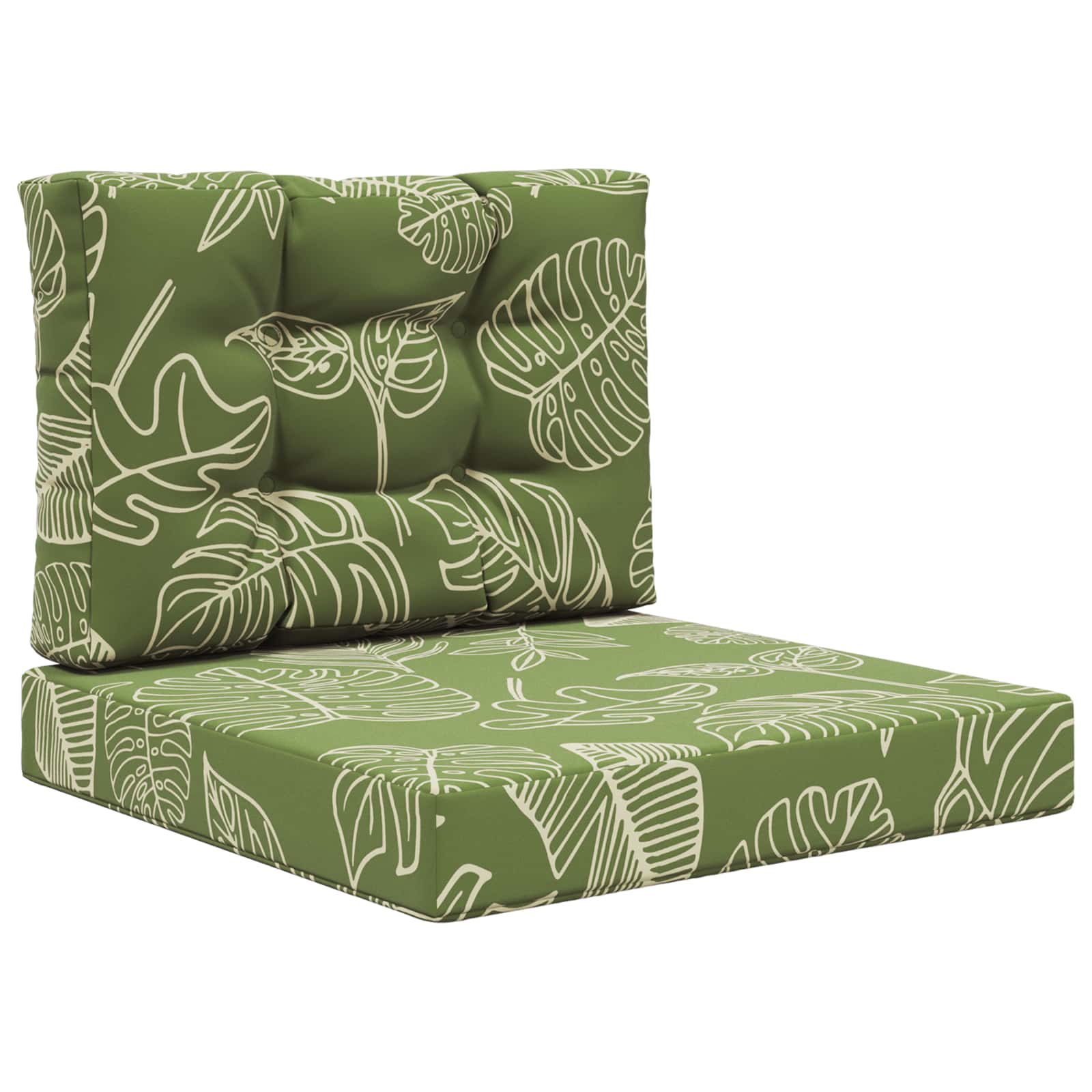 Lauko sofa pagalvėlė 2 pcs Lapų dizainas Poliesteris