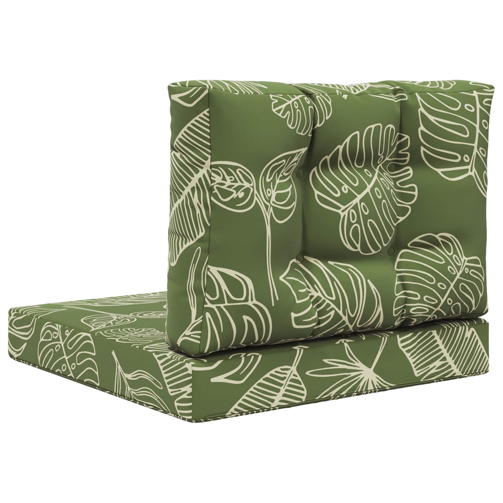Lauko sofa pagalvėlė 2 pcs Lapų dizainas Poliesteris