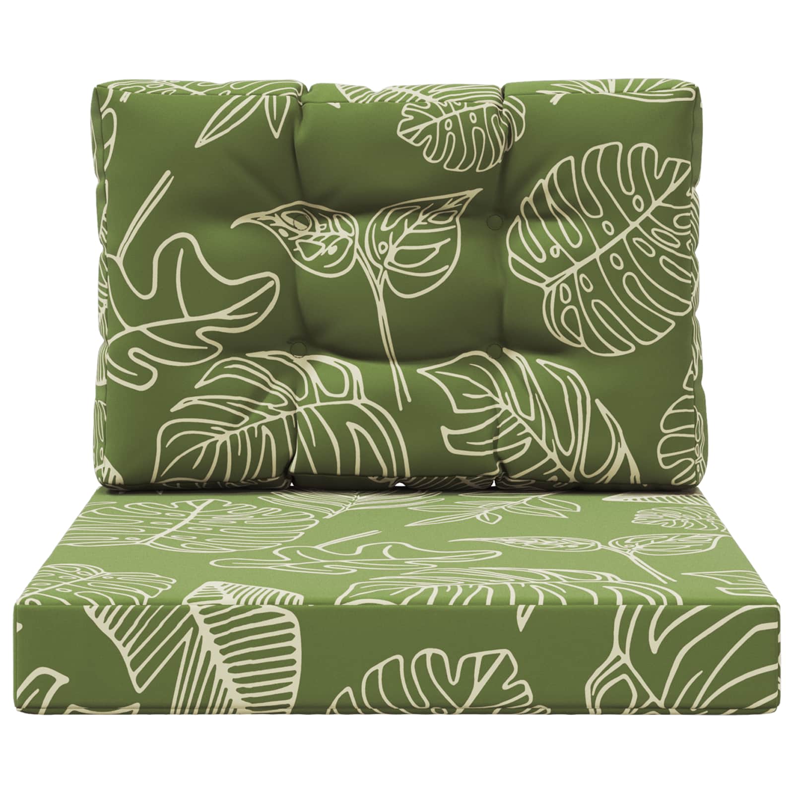 Lauko sofa pagalvėlė 2 pcs Lapų dizainas Poliesteris