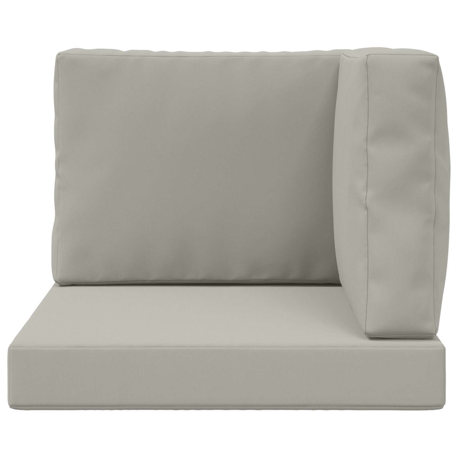 Lauko sofa pagalvėlė 3 pcs Pilka Poliesteris