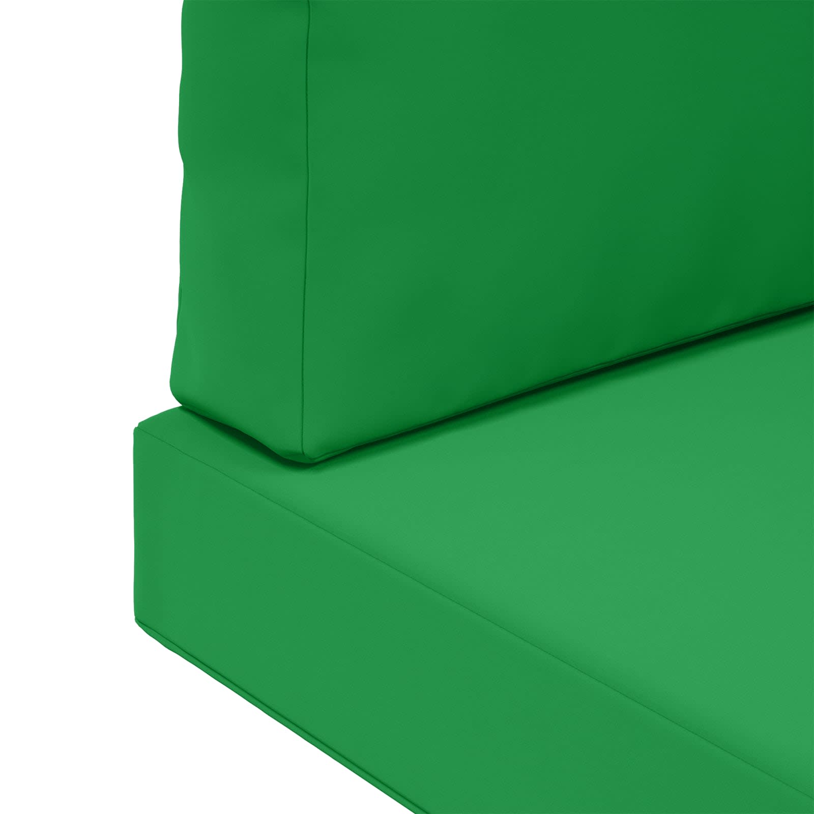 Lauko sofa pagalvėlė 3 pcs Žalia Poliesteris