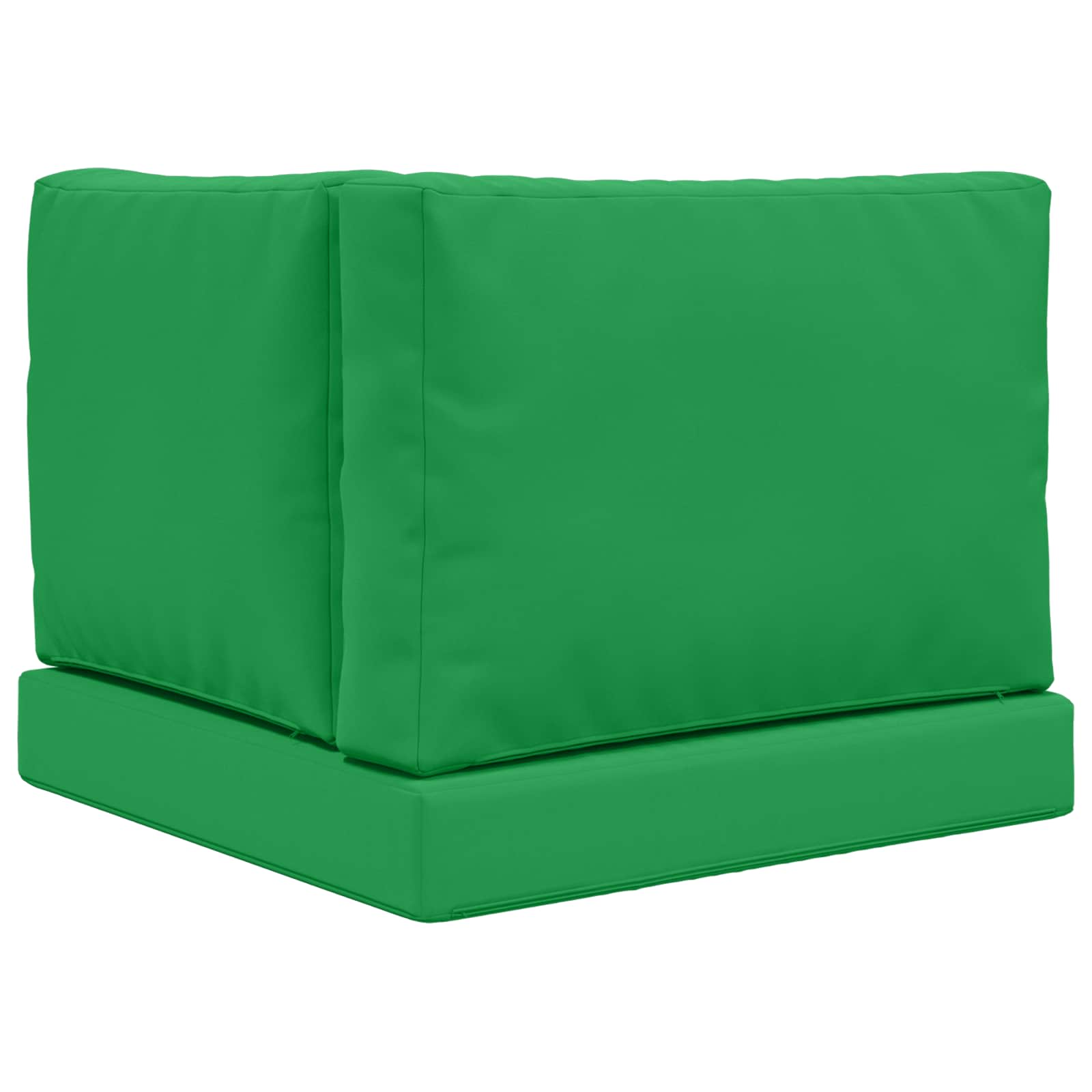 Lauko sofa pagalvėlė 3 pcs Žalia Poliesteris