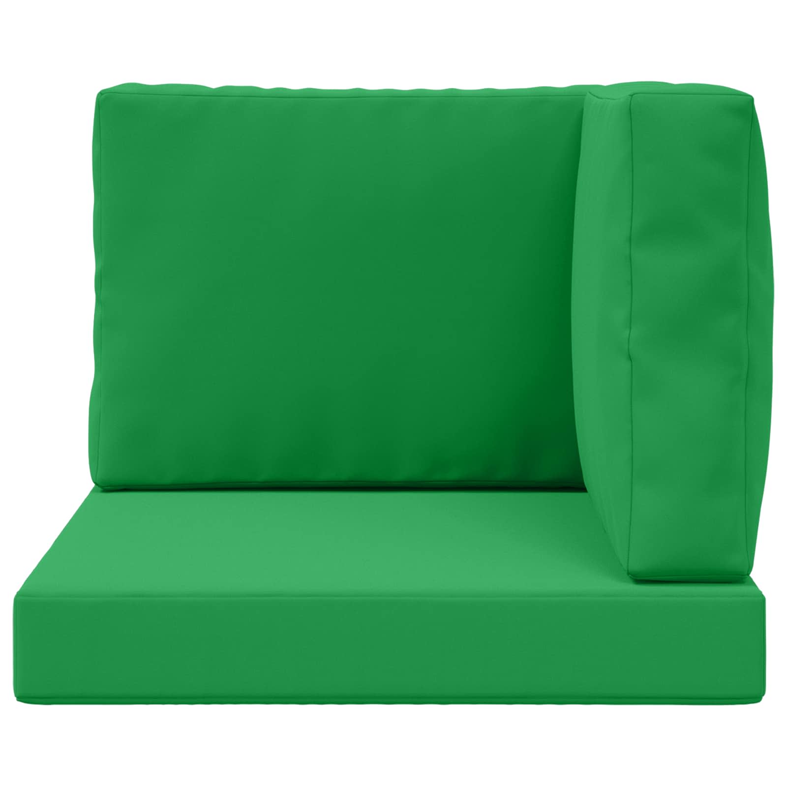 Lauko sofa pagalvėlė 3 pcs Žalia Poliesteris