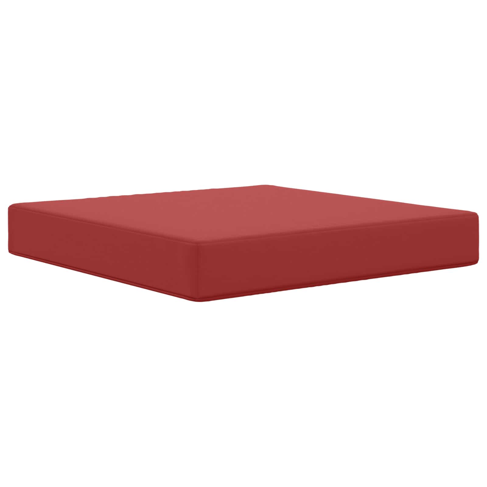 Lauko sofa pagalvėlė 3 pcs Vyno raudonumo Poliesteris