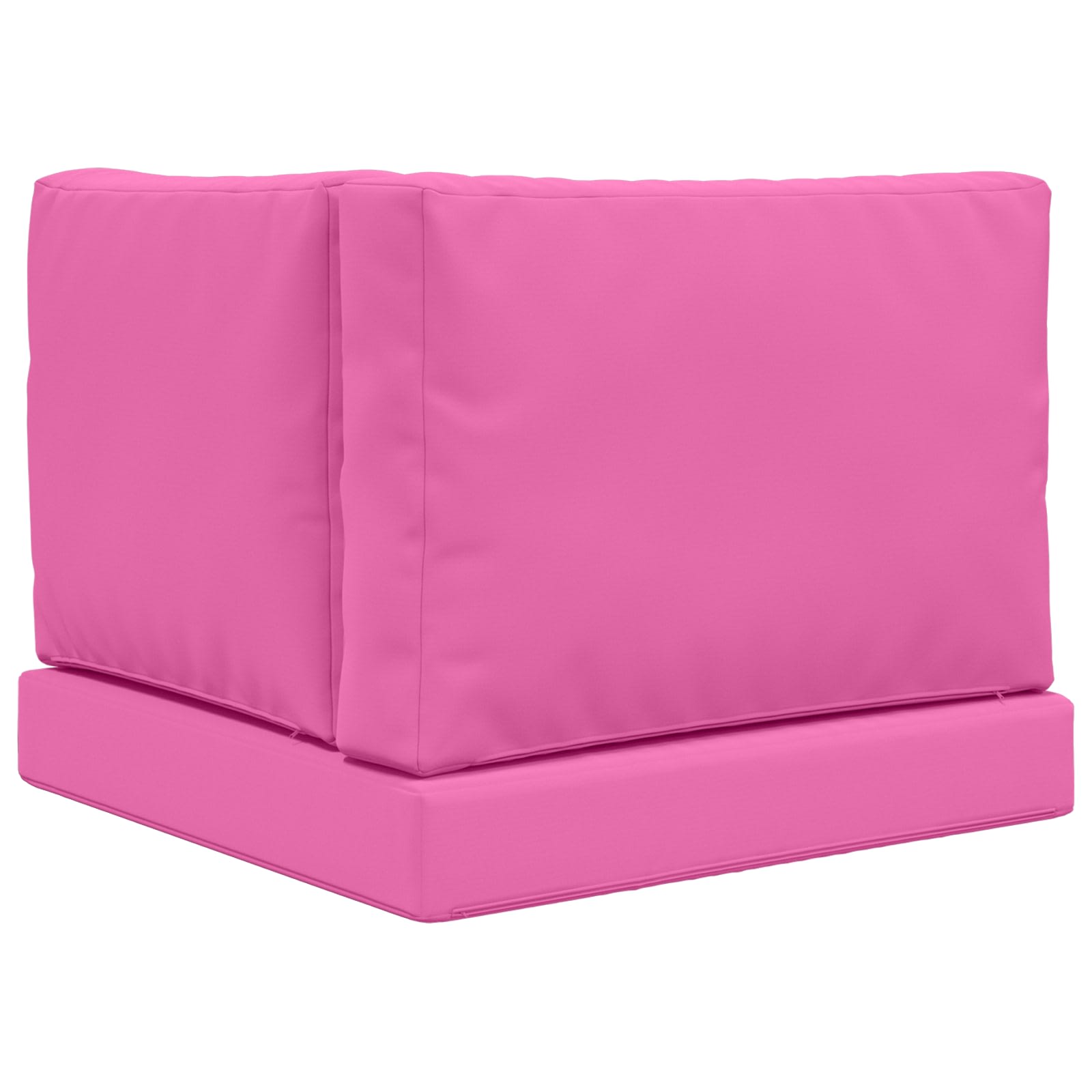 Lauko sofa pagalvėlė 3 pcs Rožinė Poliesteris