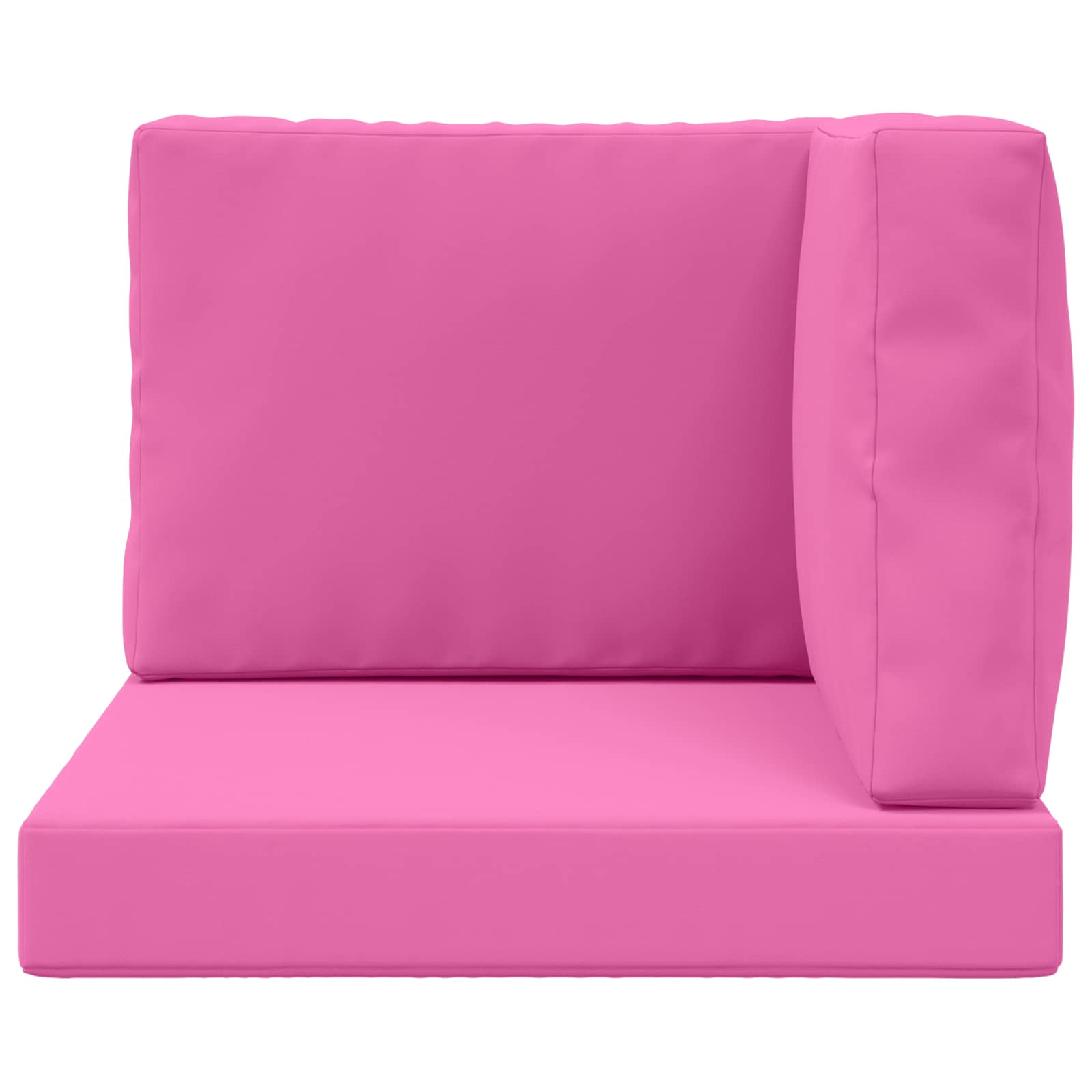 Lauko sofa pagalvėlė 3 pcs Rožinė Poliesteris