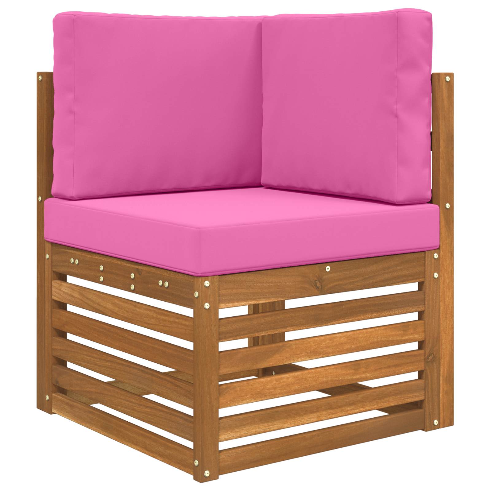 Lauko sofa pagalvėlė 3 pcs Rožinė Poliesteris