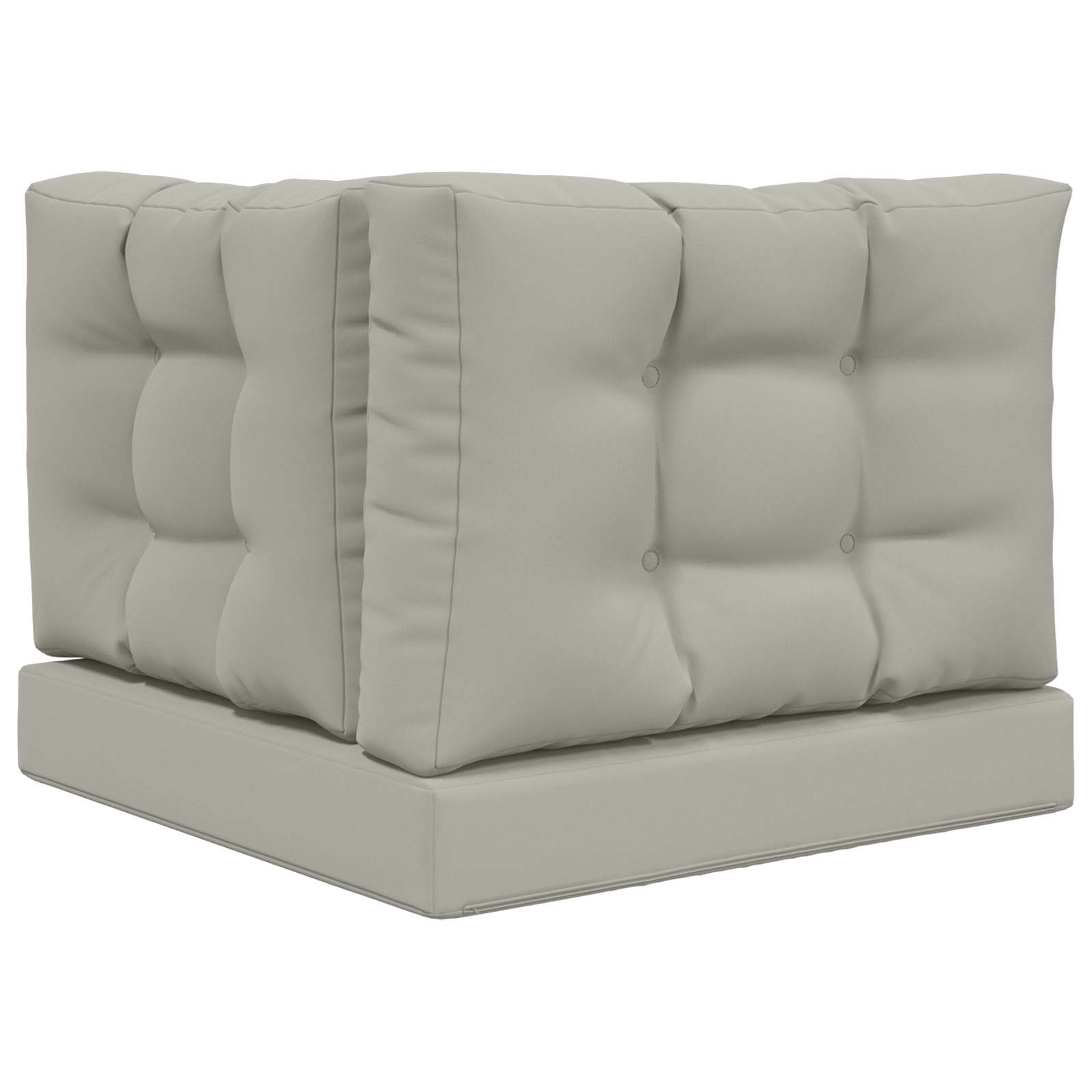 Lauko sofa pagalvėlė 3 pcs Pilka Poliesteris