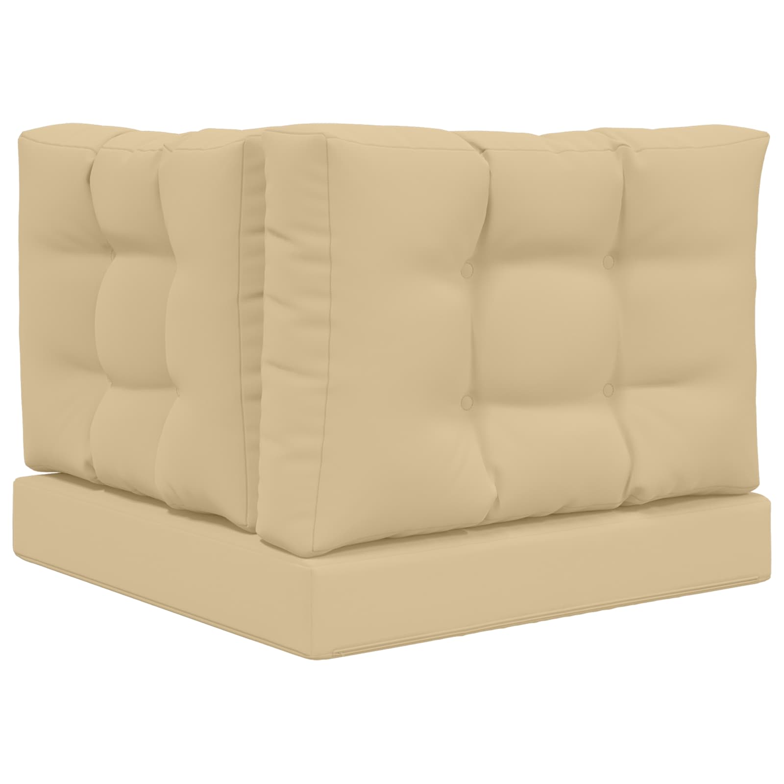 Lauko sofa pagalvėlė 3 pcs Smėlio Poliesteris